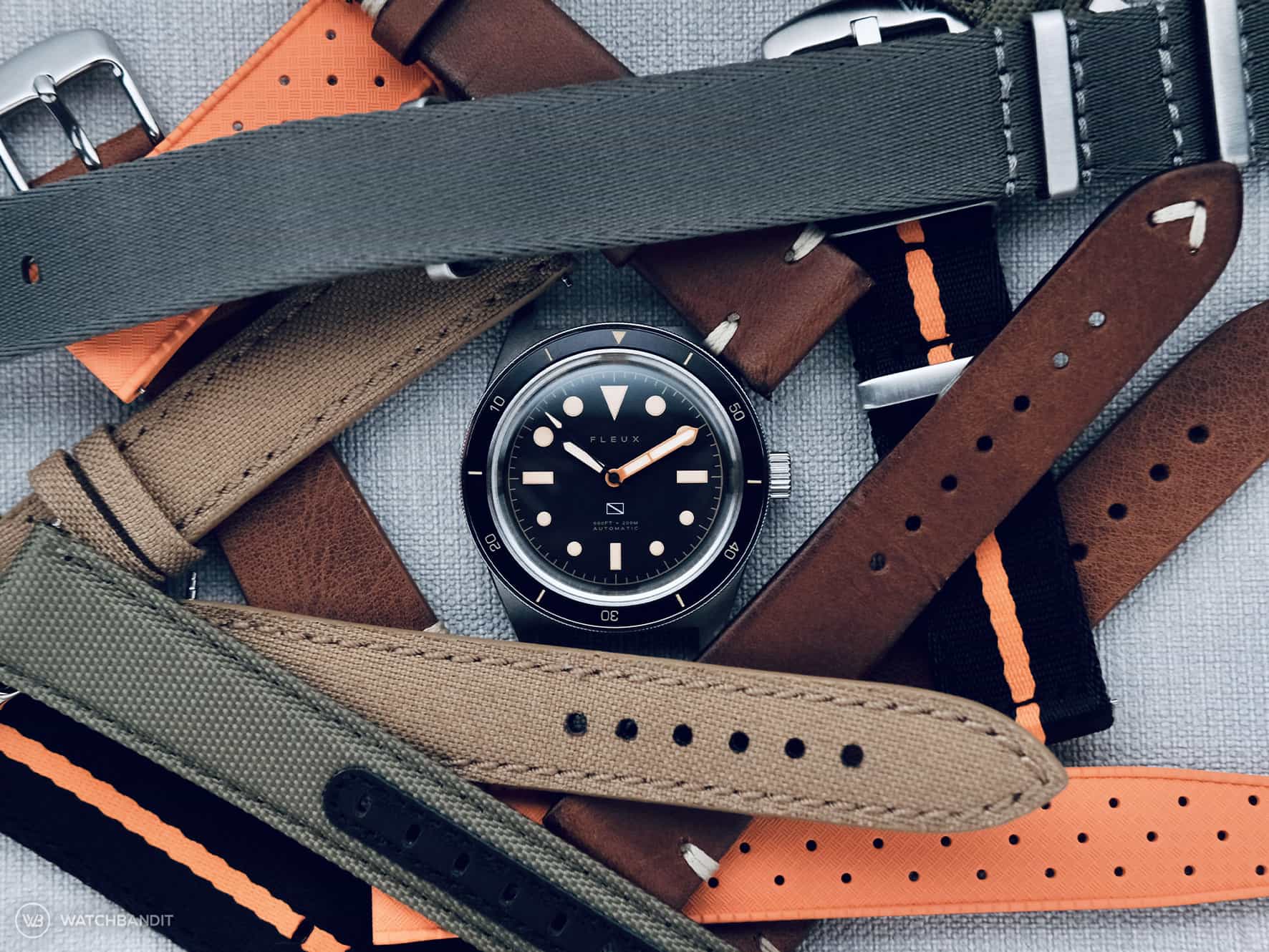 WatchBandit_Strap Guide_Fleux FLX001_Leather Strap_Tropic_NATO_Vintage Leather_22-min