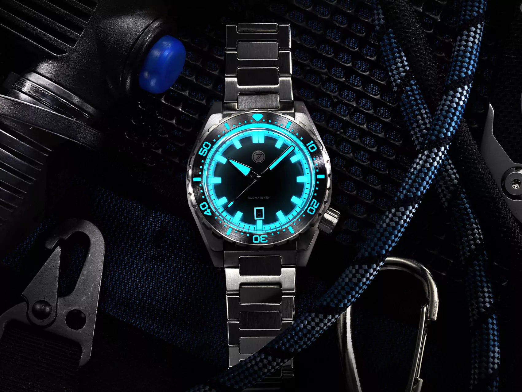 その他 HermosoLago Zelos Thresher 44mm Diver – Built Like a Beast, Glows Like a Torch