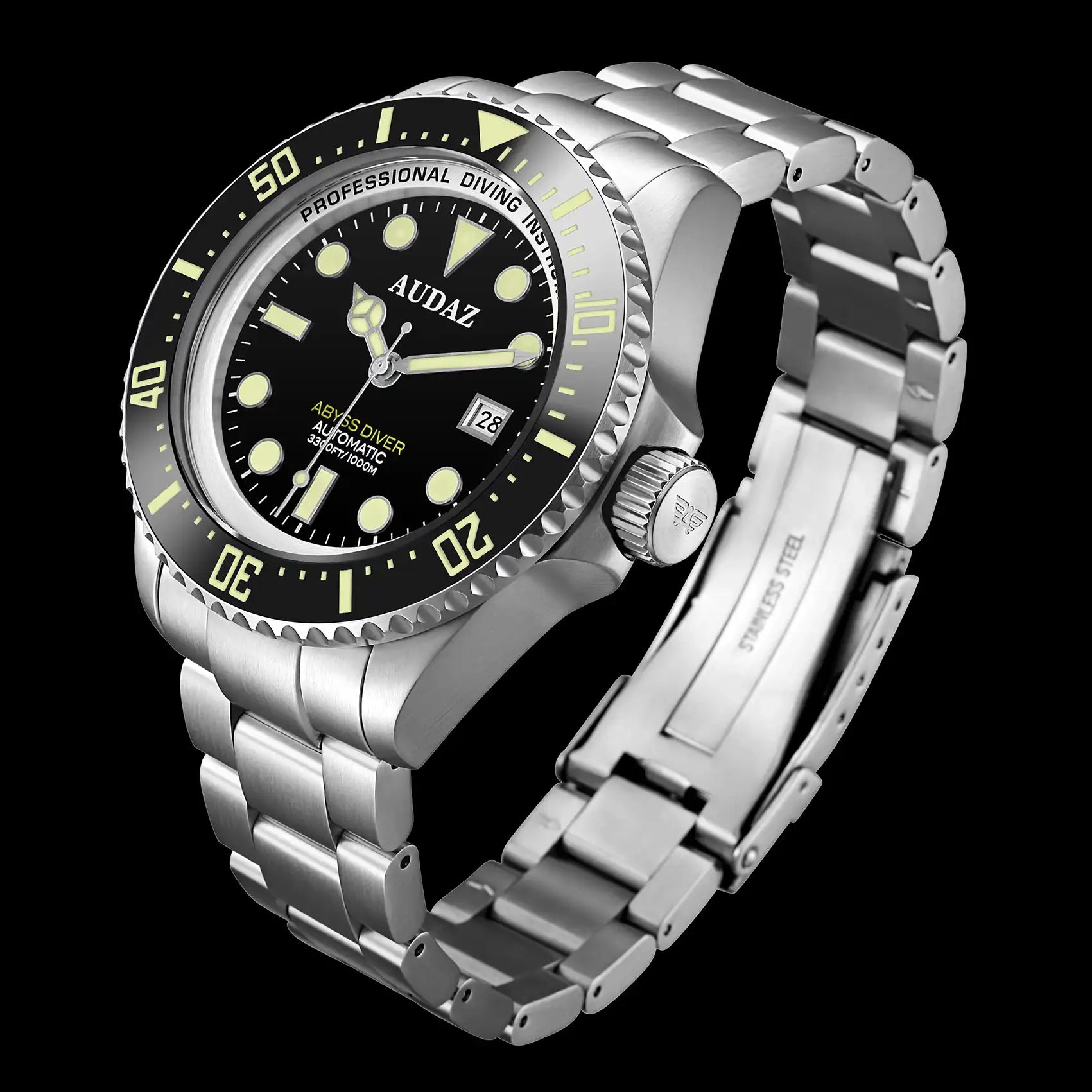 Audaz ABYSS DIVER black dial