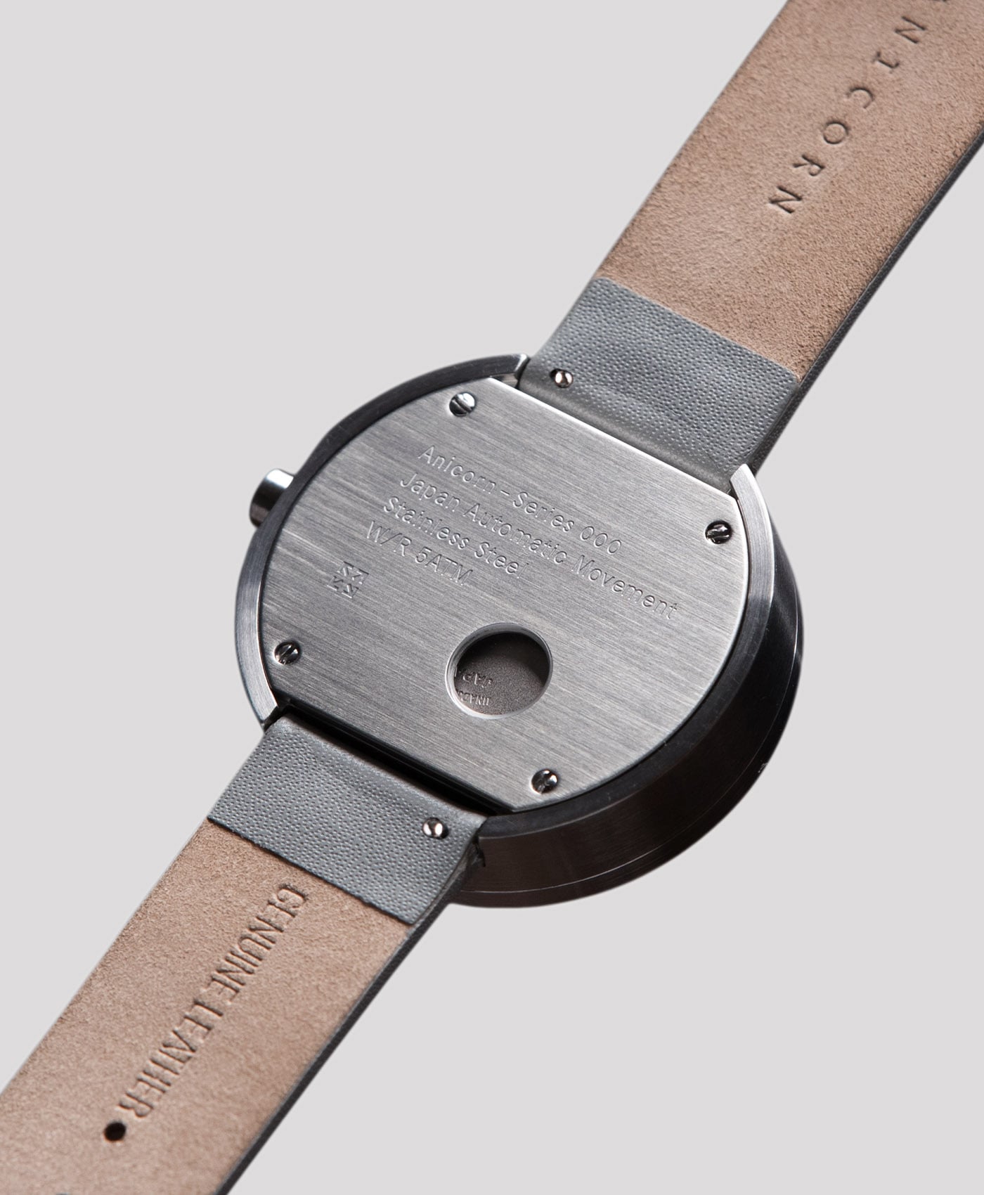 ANICORN - Series 000 - Silver & Grey-case back-min