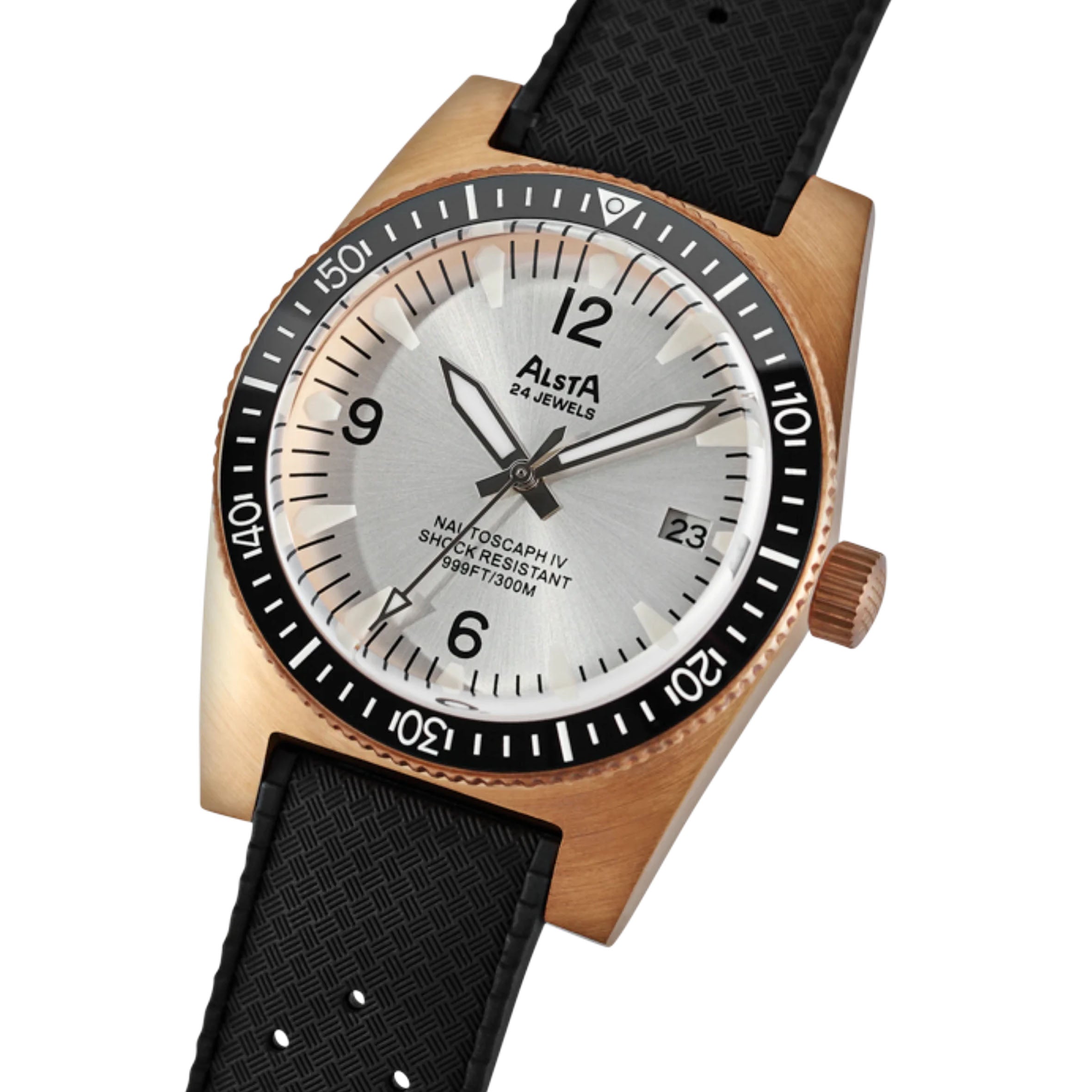 Alsta - Nautoscaph - Bronze Silver - close up