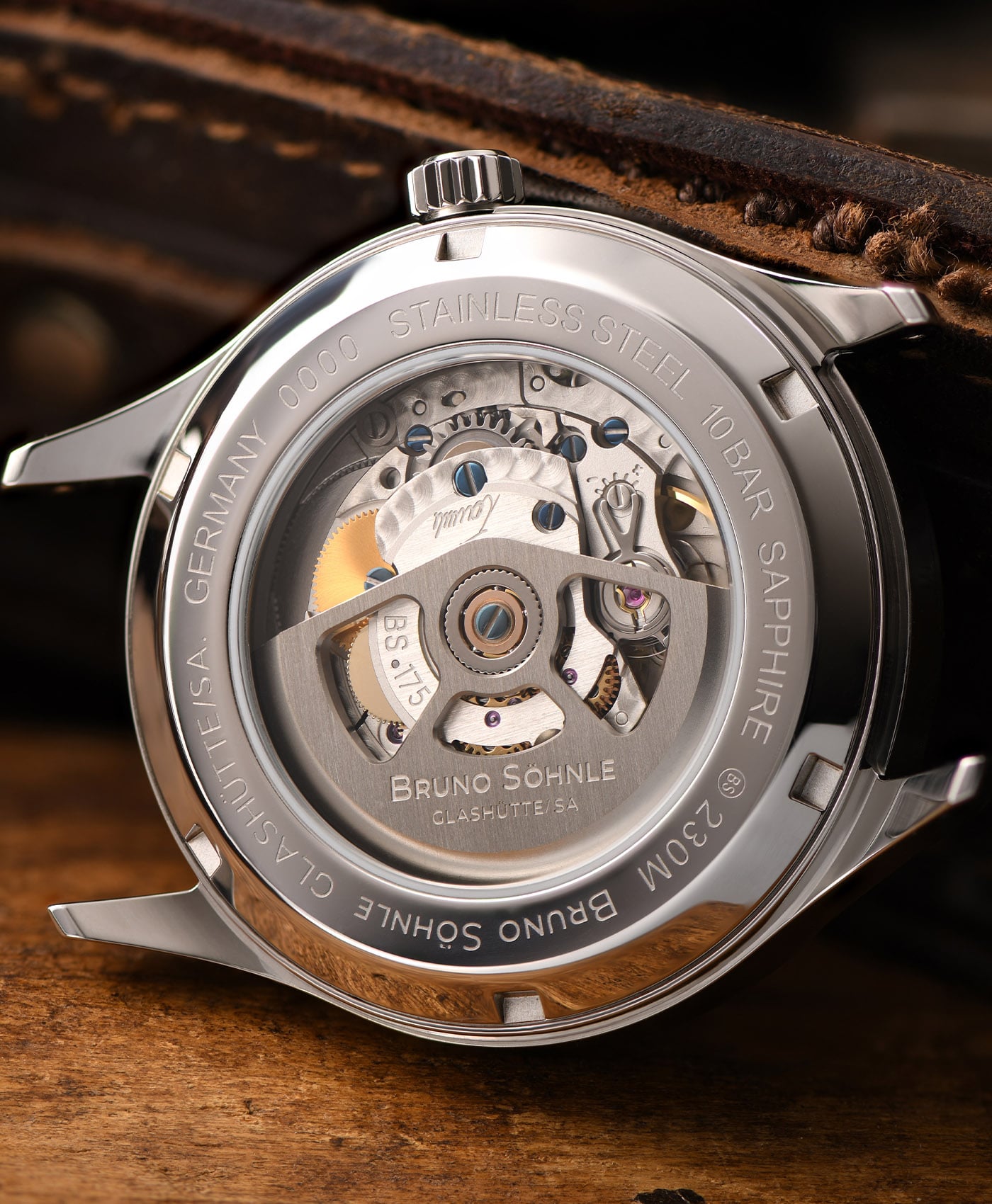 Bruno Söhnle - Turin Automatik - case back - BS175 - Sellita SW200-min