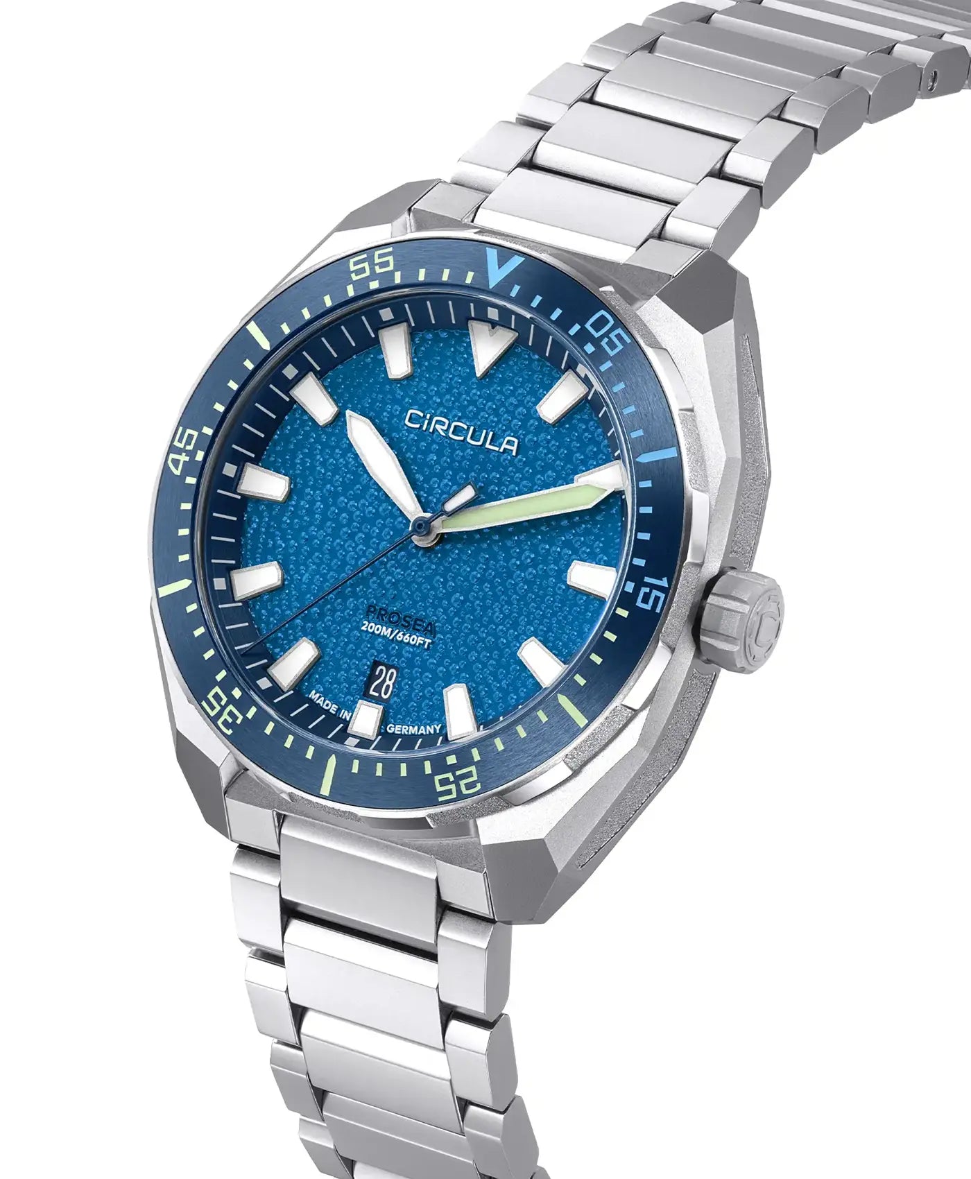 Circula - ProSea Blue - steel bracelet - front