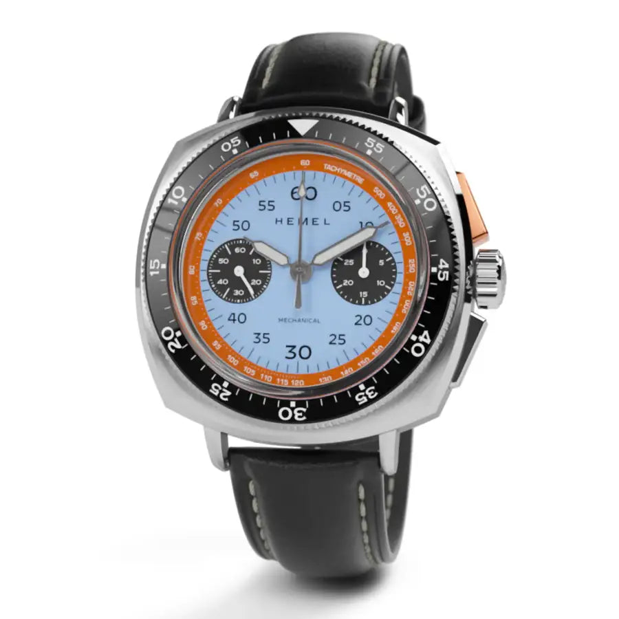 Hemel - HF Series - Sky Racer - Hand Winding Mechanical - Classic Blue