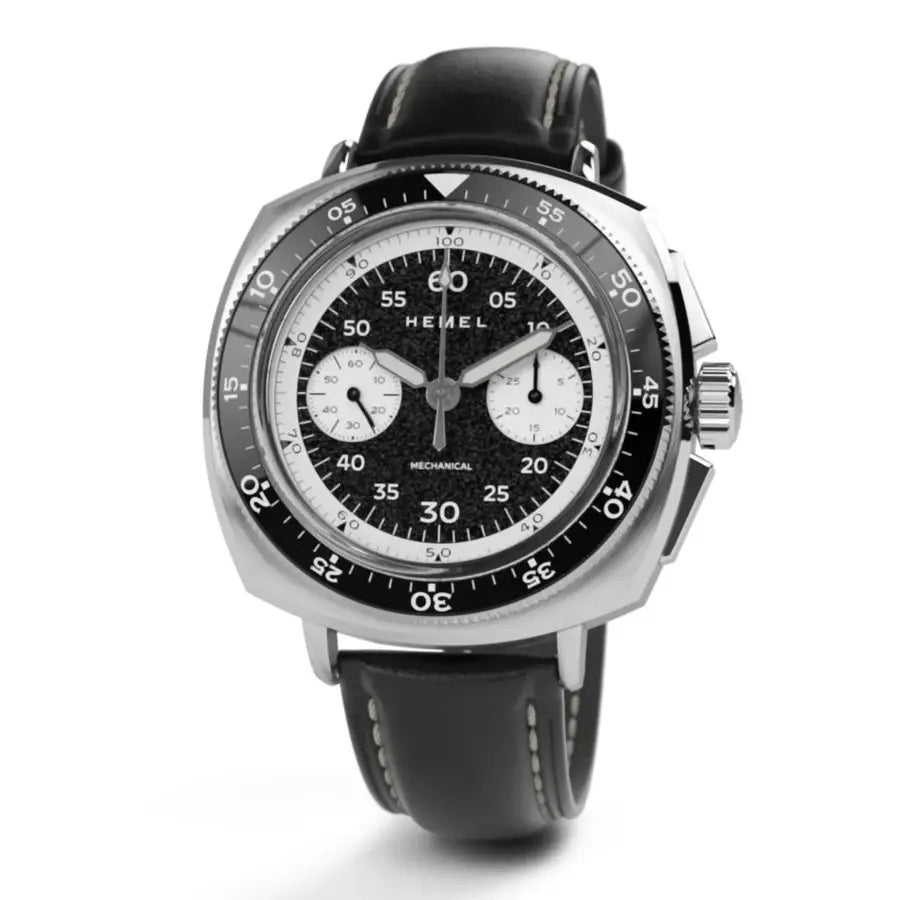 Hemel - HF Series - Sky Racer - Hand Winding Mechanical - Midnight Black