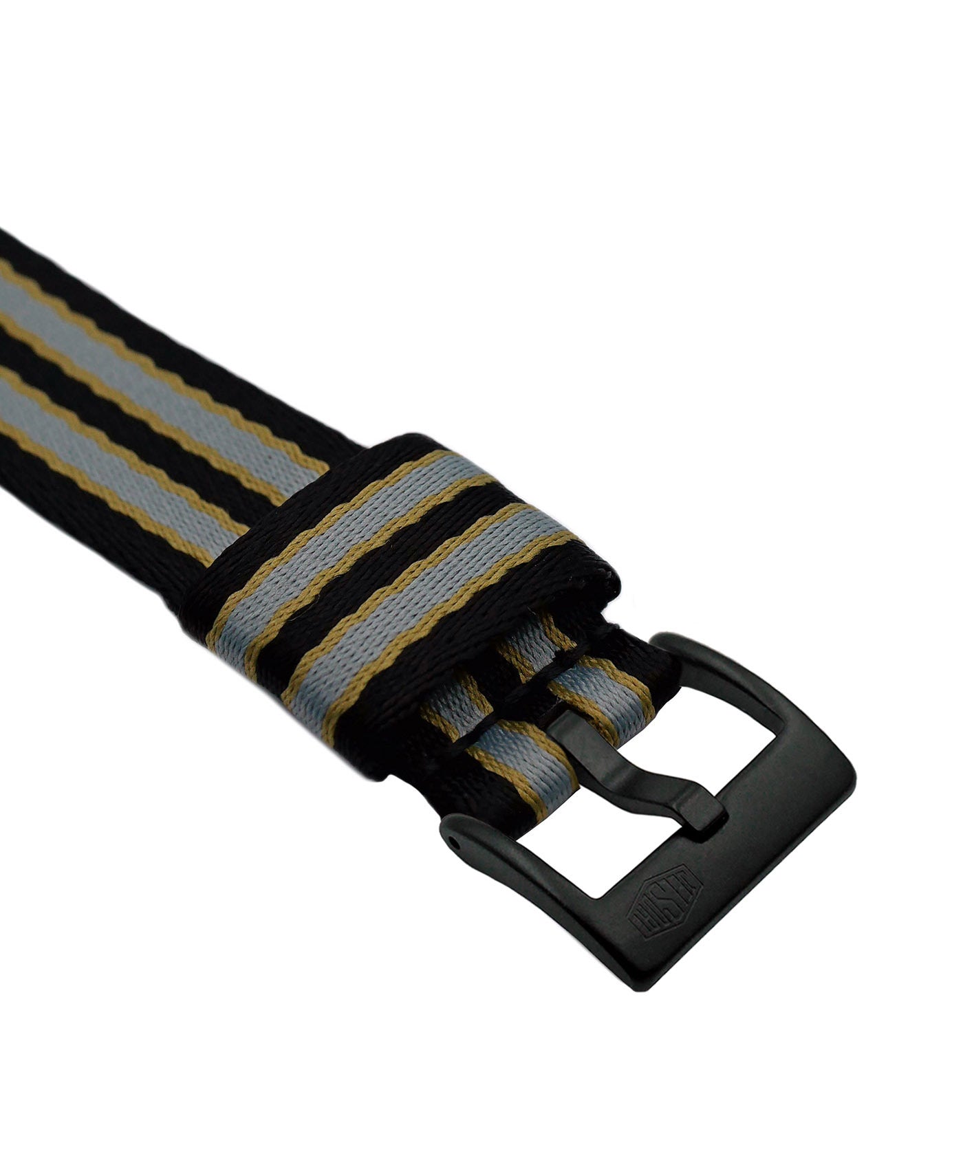 Jelsdal - Vintage Military Single Pass Nato Strap -New Bond-black PVD buckle