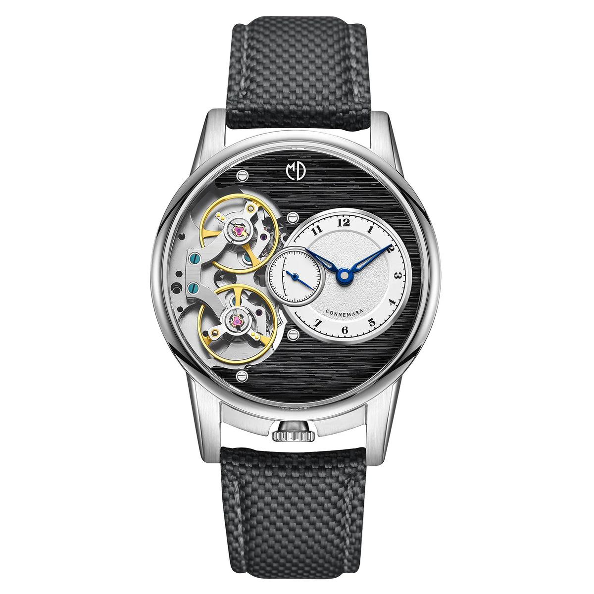 MD Watches Studio - Connemara - Ink Linen - Plumbago Grey Sailcloth