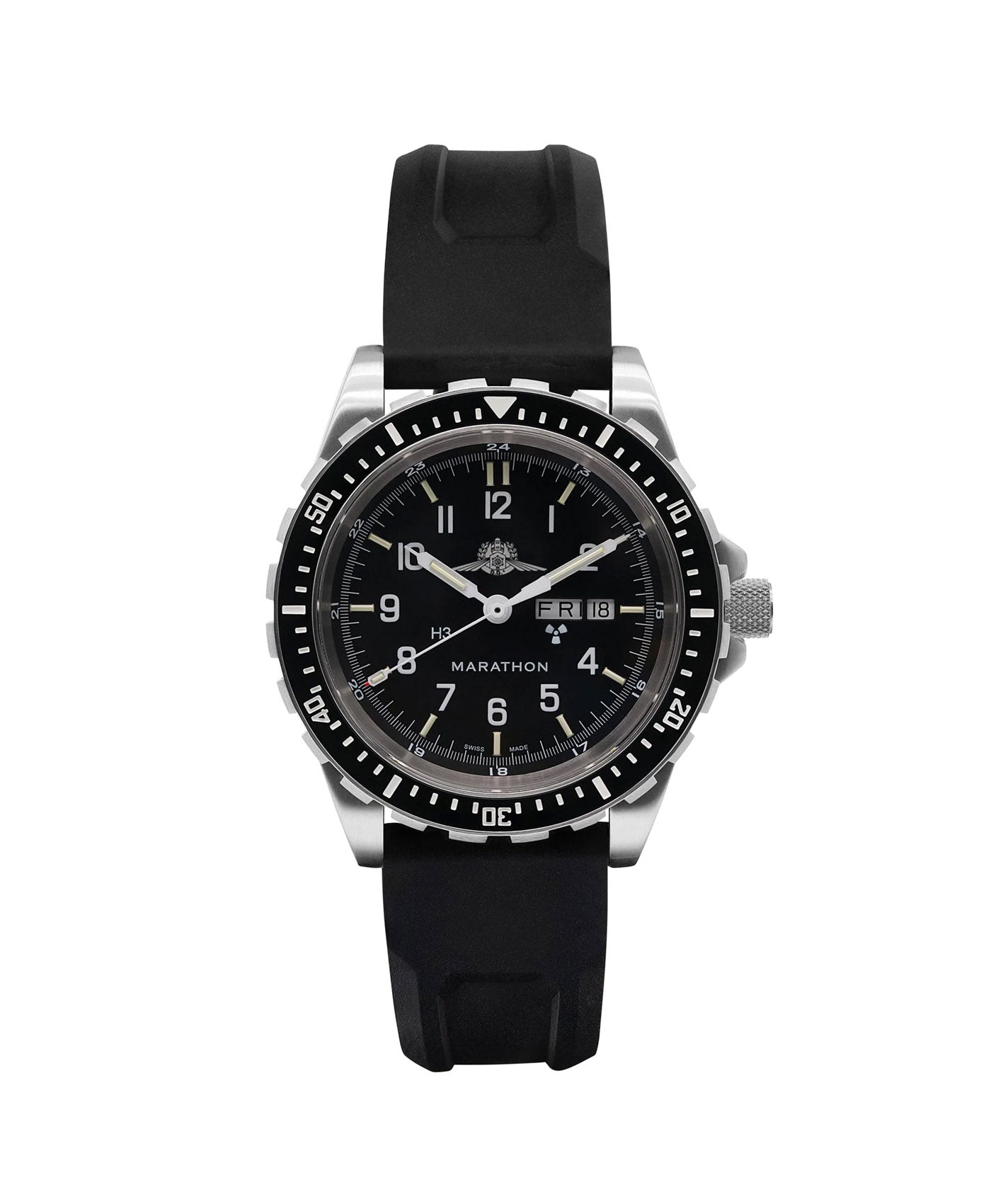 Marathon - 46mm Official IDF YAMAM™ Jumbo Day/Date Automatic (JDD)