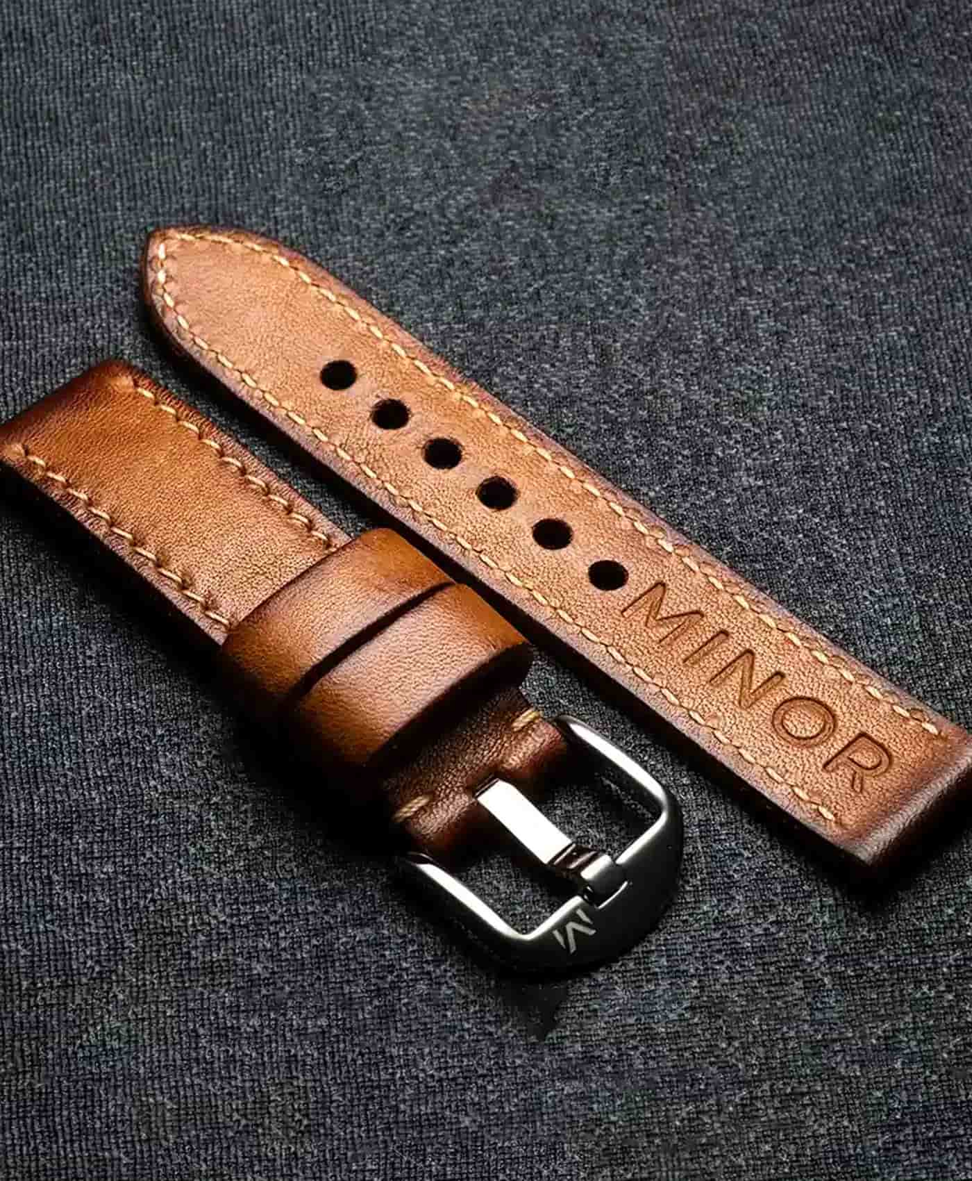 Minor - Heritage - Elegance Grey Automatic-strap-min