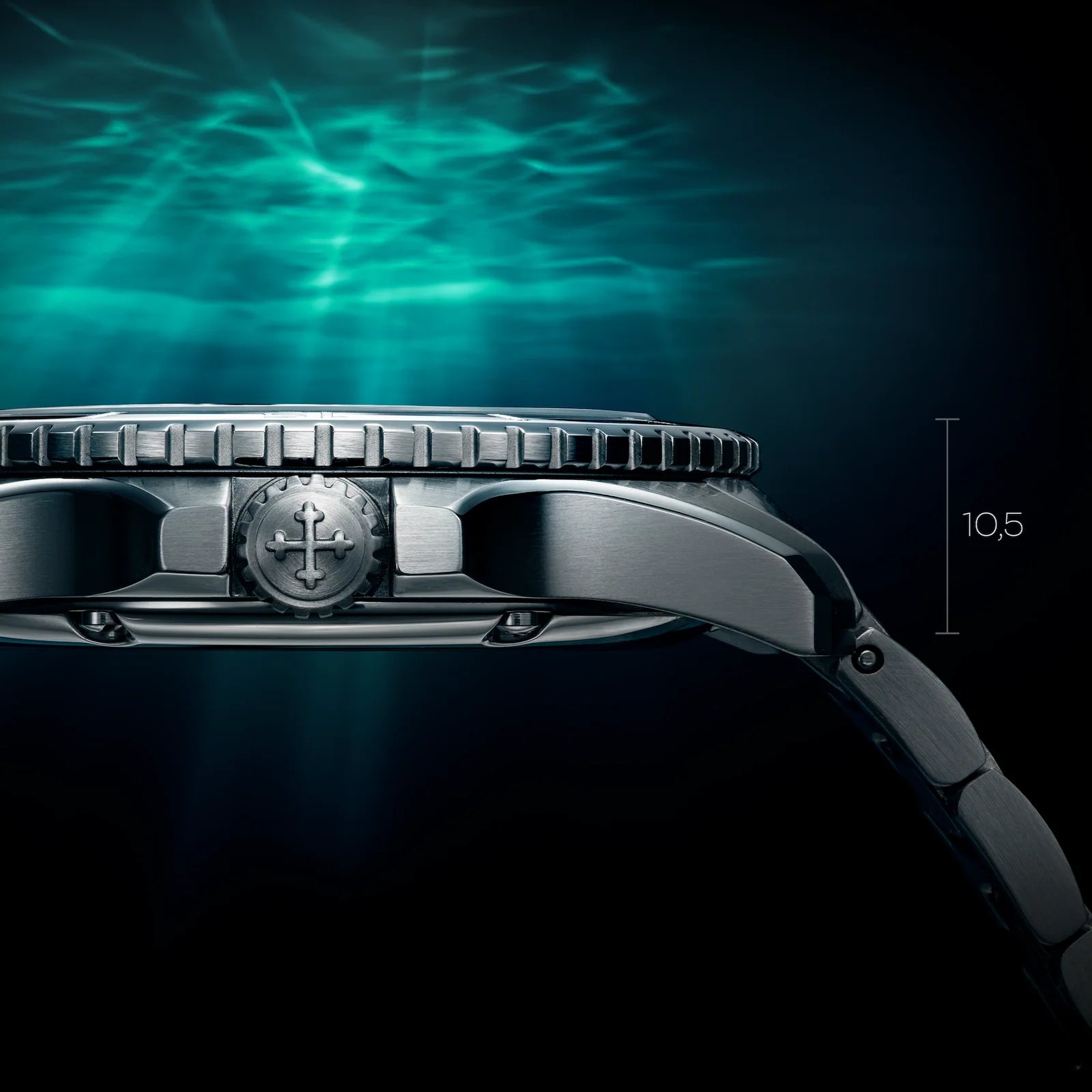 Nereide Tungsteno 39 - 3121540C case thickness