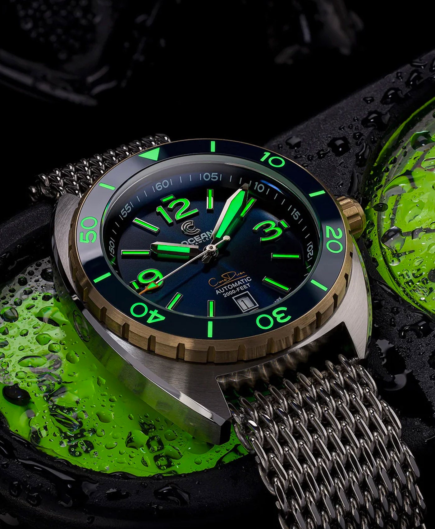 Ocean Crawler Core Diver - Collector's Bronze - Blue - lume