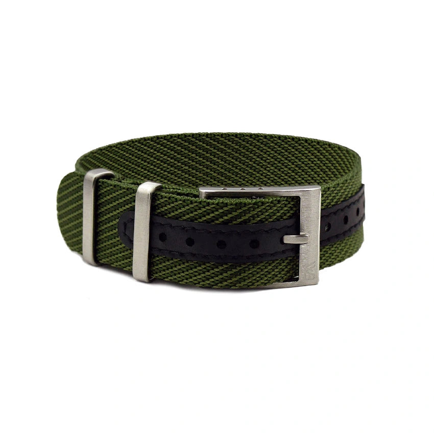 Premium Adjustable Single-Pass Nylon Strap - Military Green