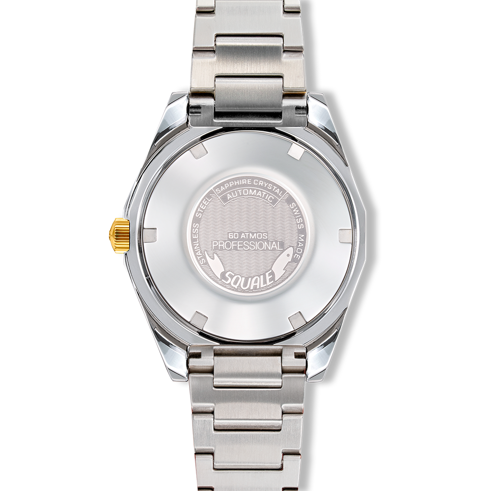 Squale - Matic S - Green Two Tone - Steel Bracelet - MATICGGRGR.SSBI