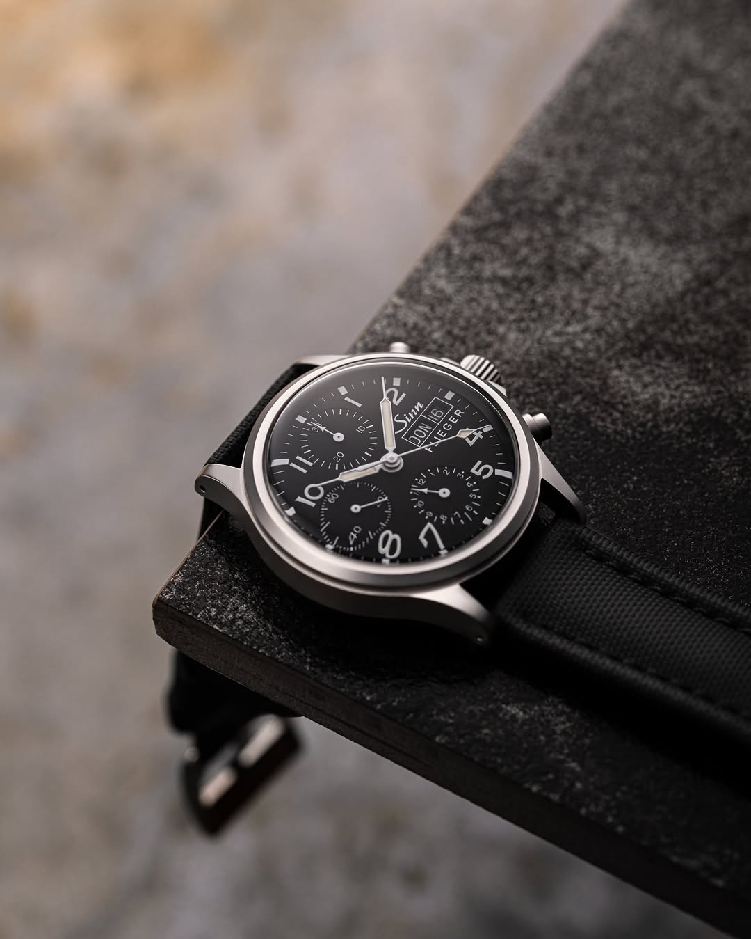 Jelsdal - Skagerak Sailcloth Watch Strap - Black