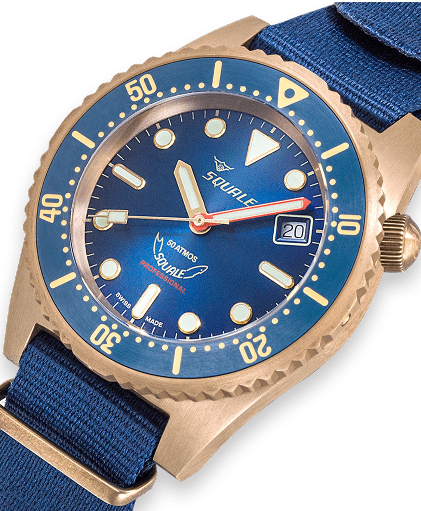 Squale - 1521 Bronze - 1521BRONBL-close up