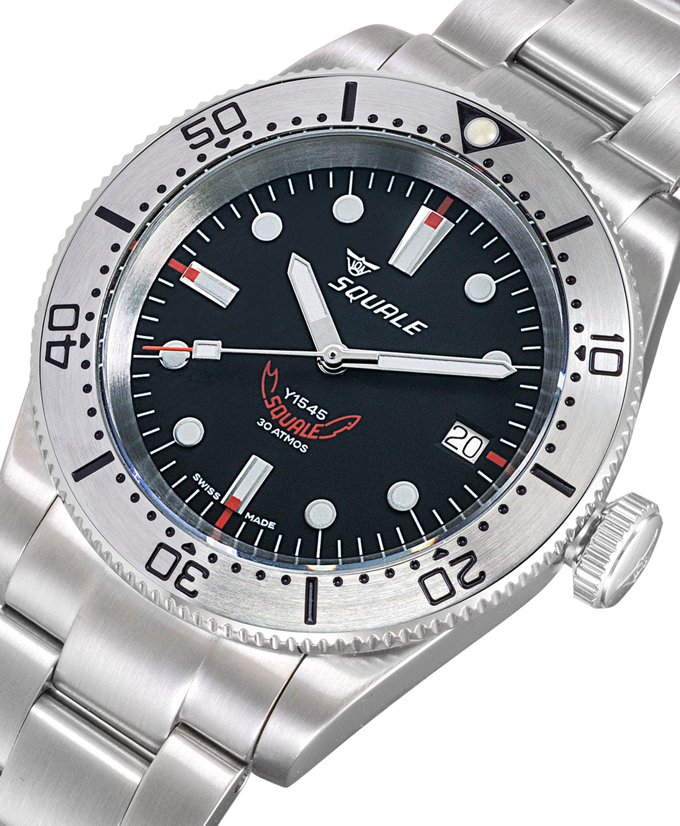 Squale - 1545 Series - 1545SSBK.AC-close up