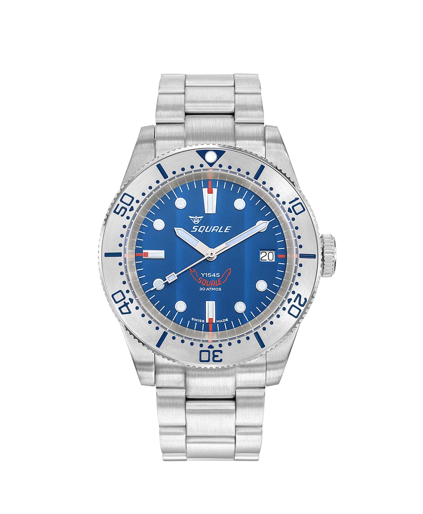 325 Spanish Villa 掛時計 Squale - 1545 Series - 1545SSBLC.AC