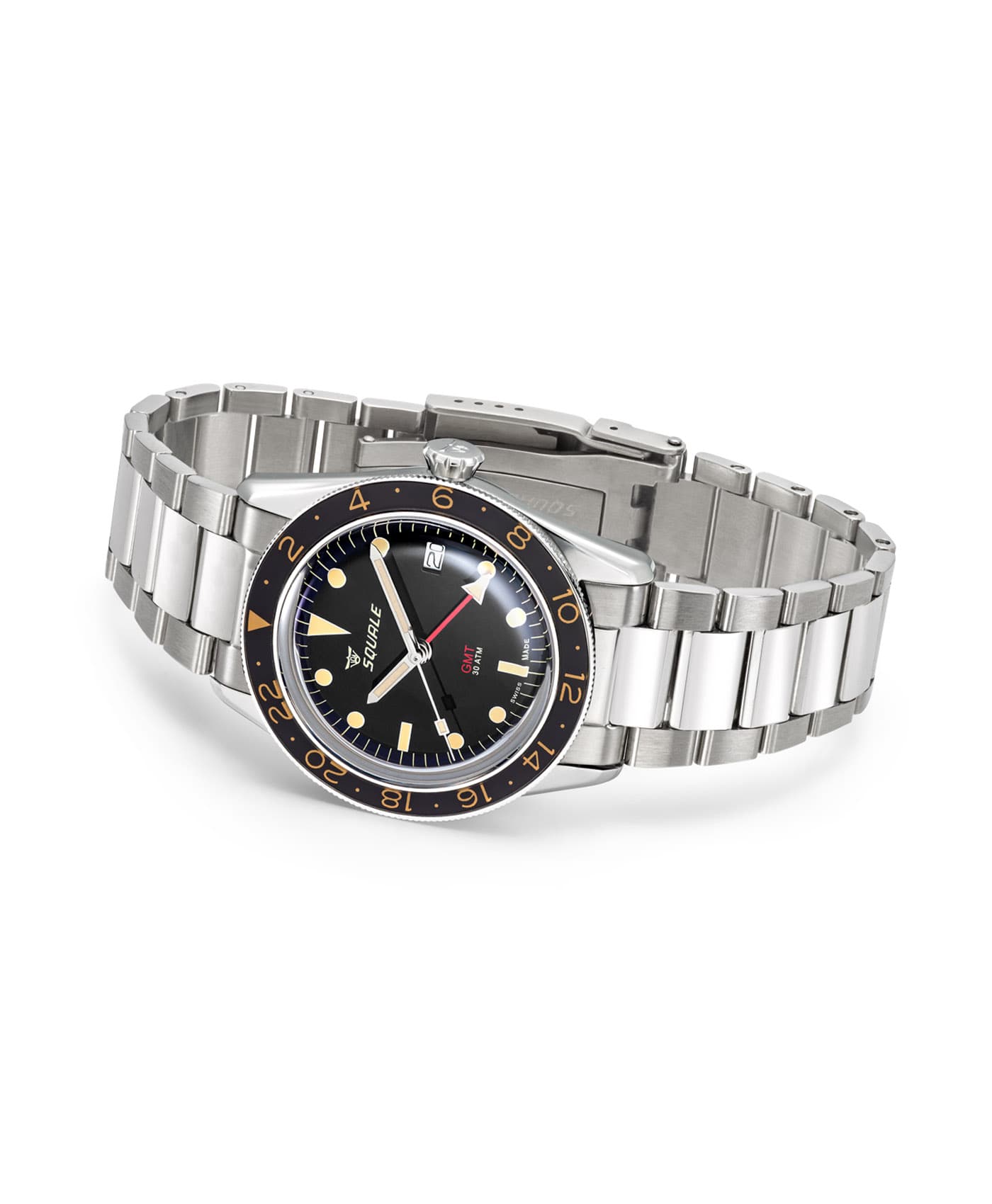 Squale - SUB 39 - GMT Vintage - Metal Bracelet-min