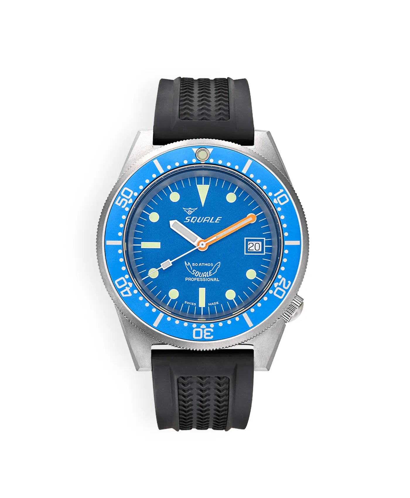 Squale – 1521 Series – Blue - Sandblasted