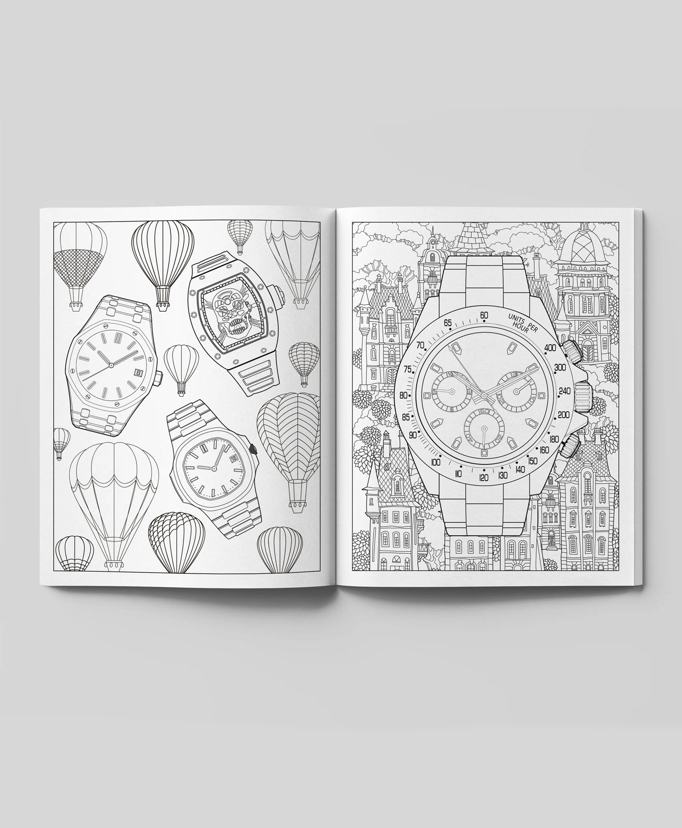 The Watch Collector's Coloring Book-page1