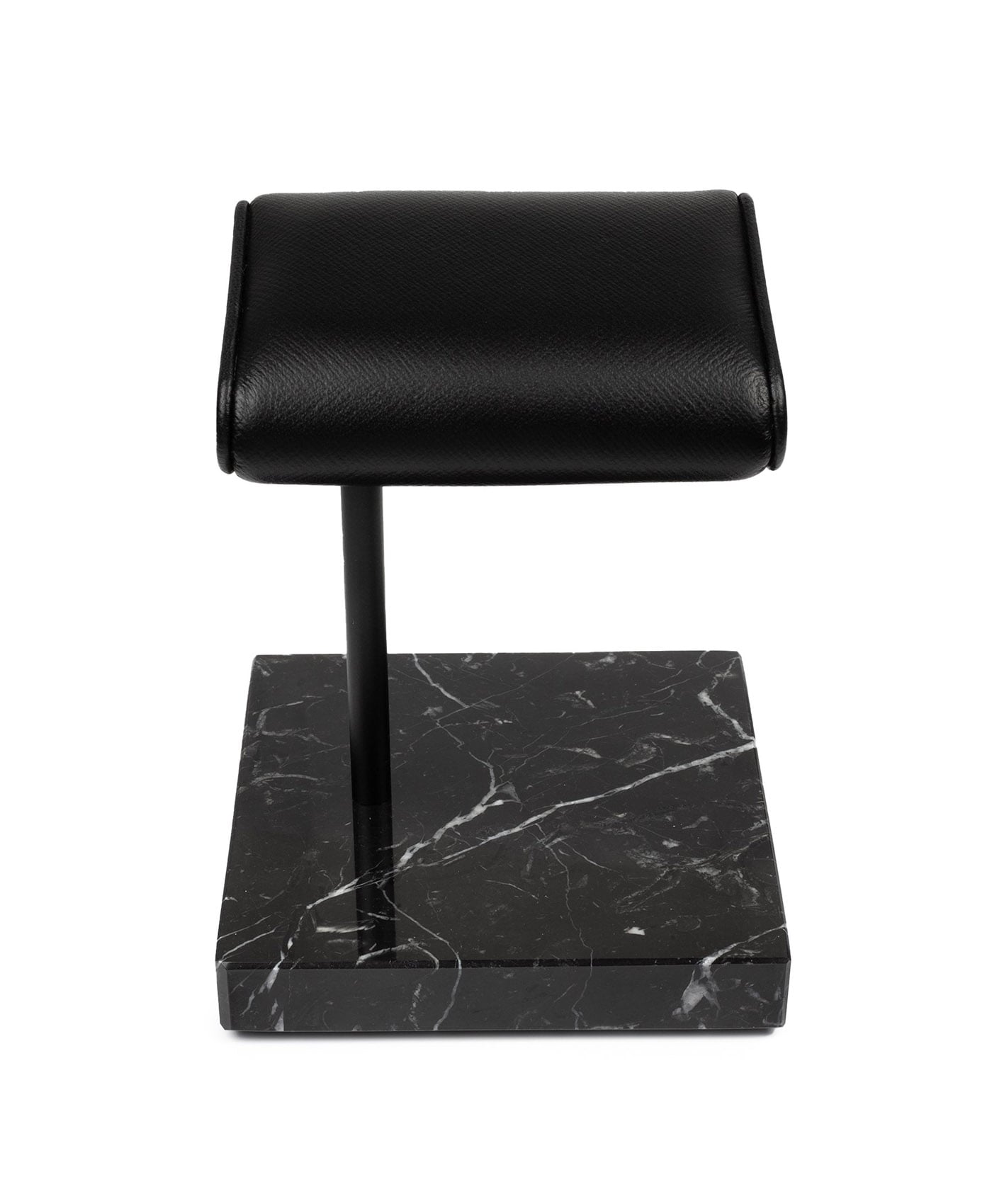 The Watch Stand - Single Stand - Black Saffiano2-min