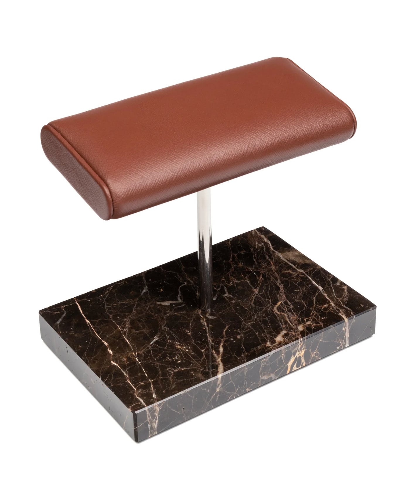 Wristonomy - Watch Stand Classic - Double - Brown & Brown - Saffiano