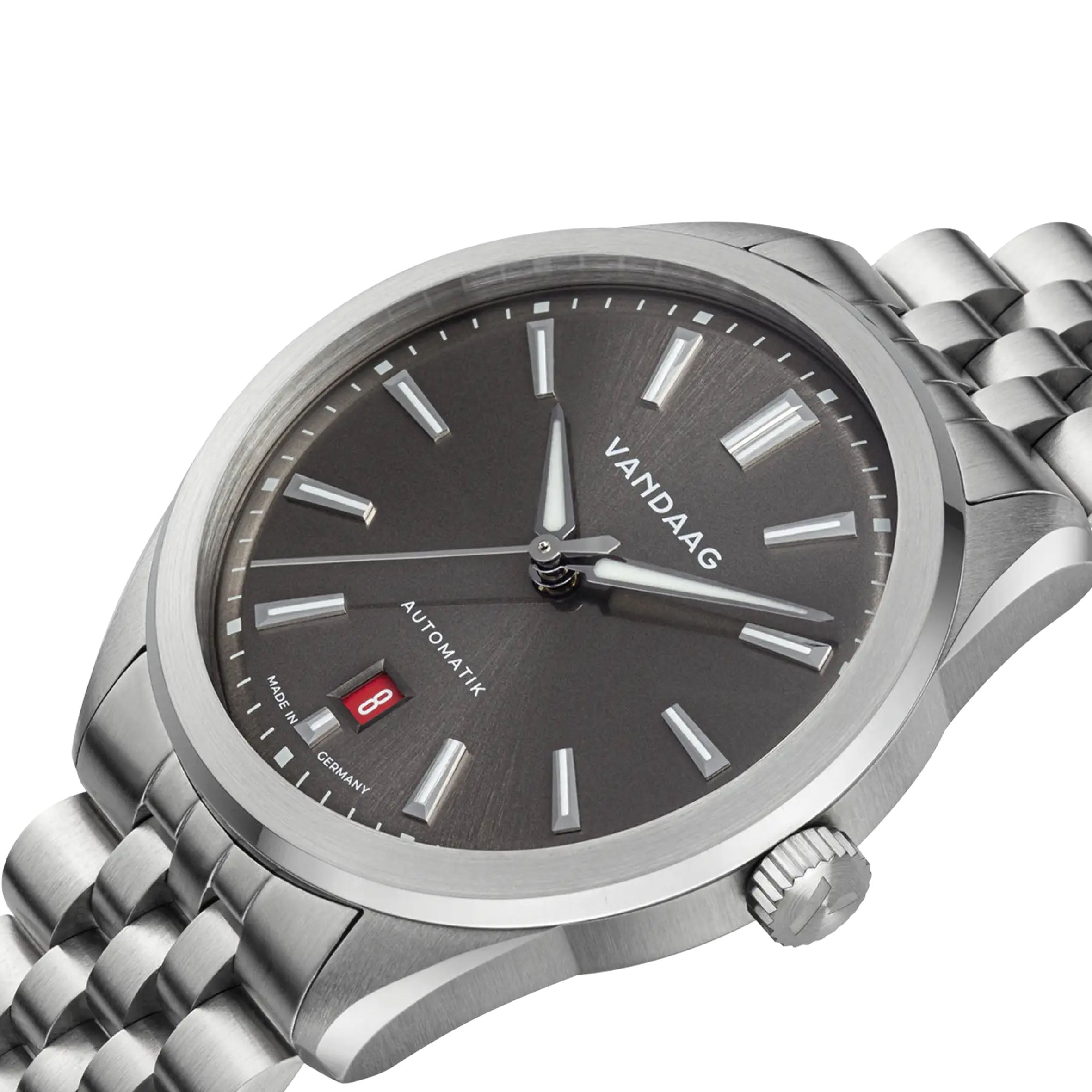 Vandaag - Baas - Balance - Steel Bracelet - Red Date - close up