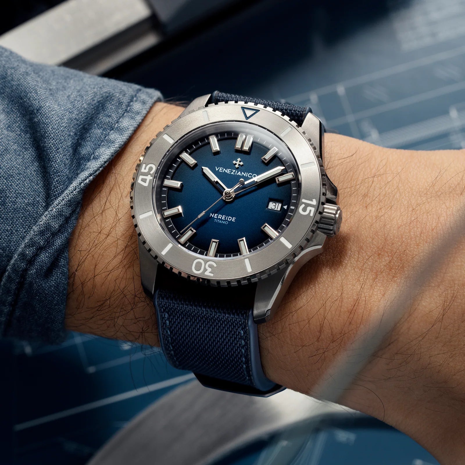 Venezianico - Nereide 42 Titanio - 4521558 wrist shot