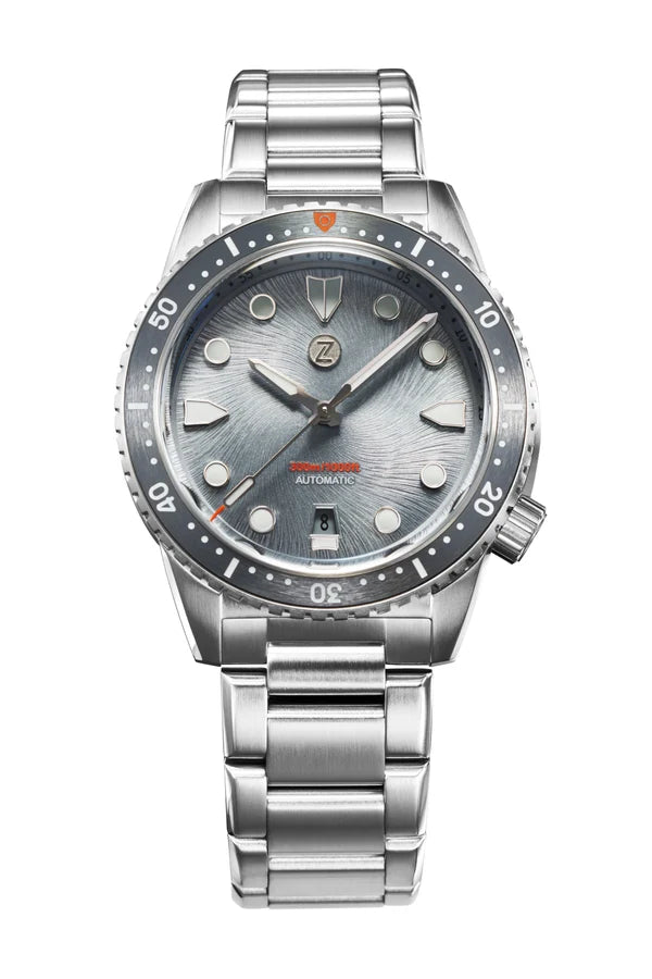 Zelos - Mako 300M Diver - Liquid Silver (Coming Soon - Sign Up)