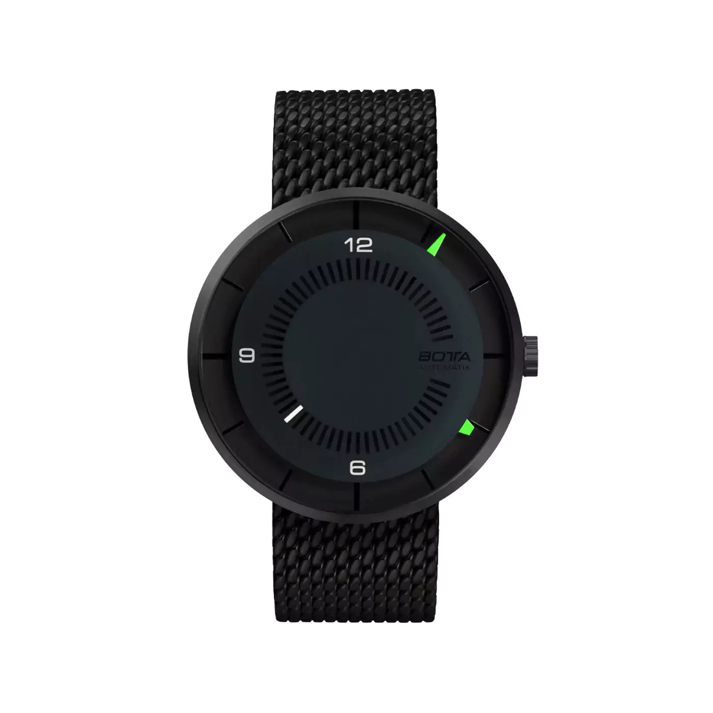 botta-clavius-automatic-titanium-pvd-green-milanese