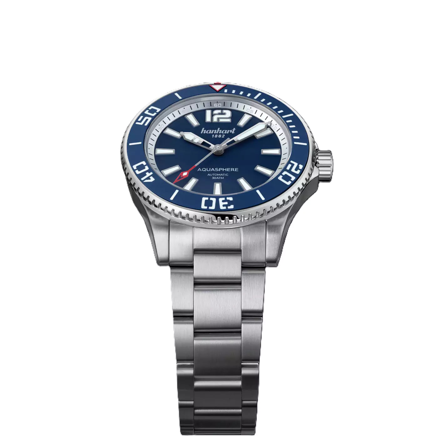 hanhart-aquasphere-freefall-blue-42mm-side