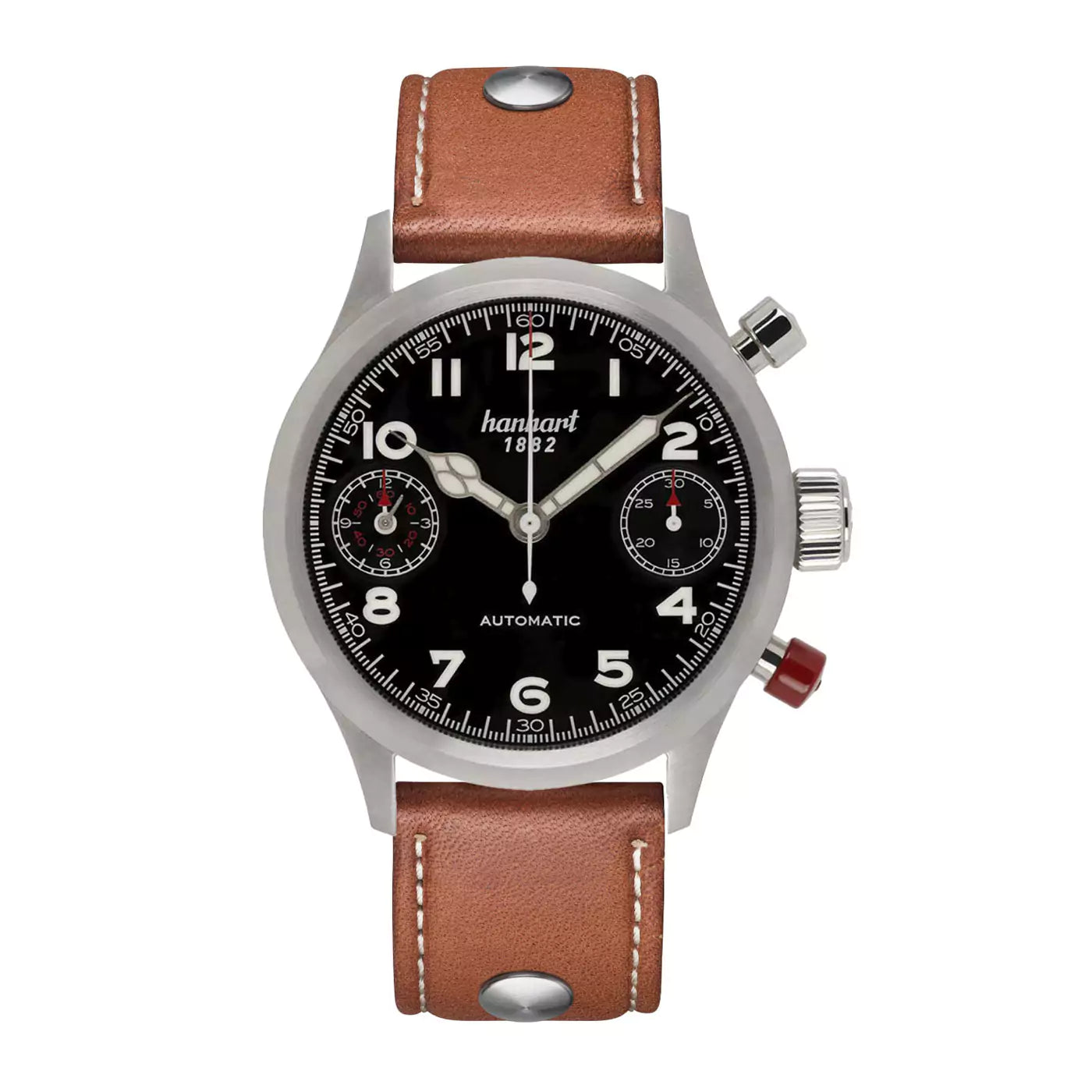 hanhart-pioneer-twindicator-black-smooth-bezel-45-mm-light-brown-leather-strap