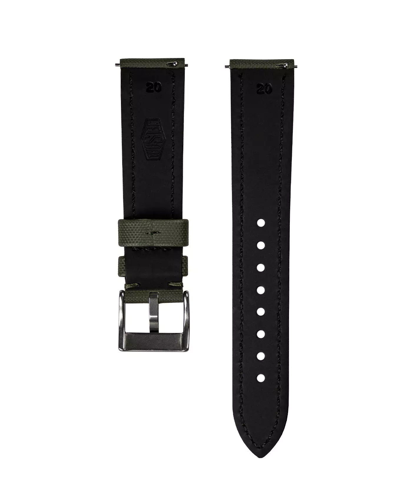 jelsdal-premium-sailcloth-watch-strap-green-back