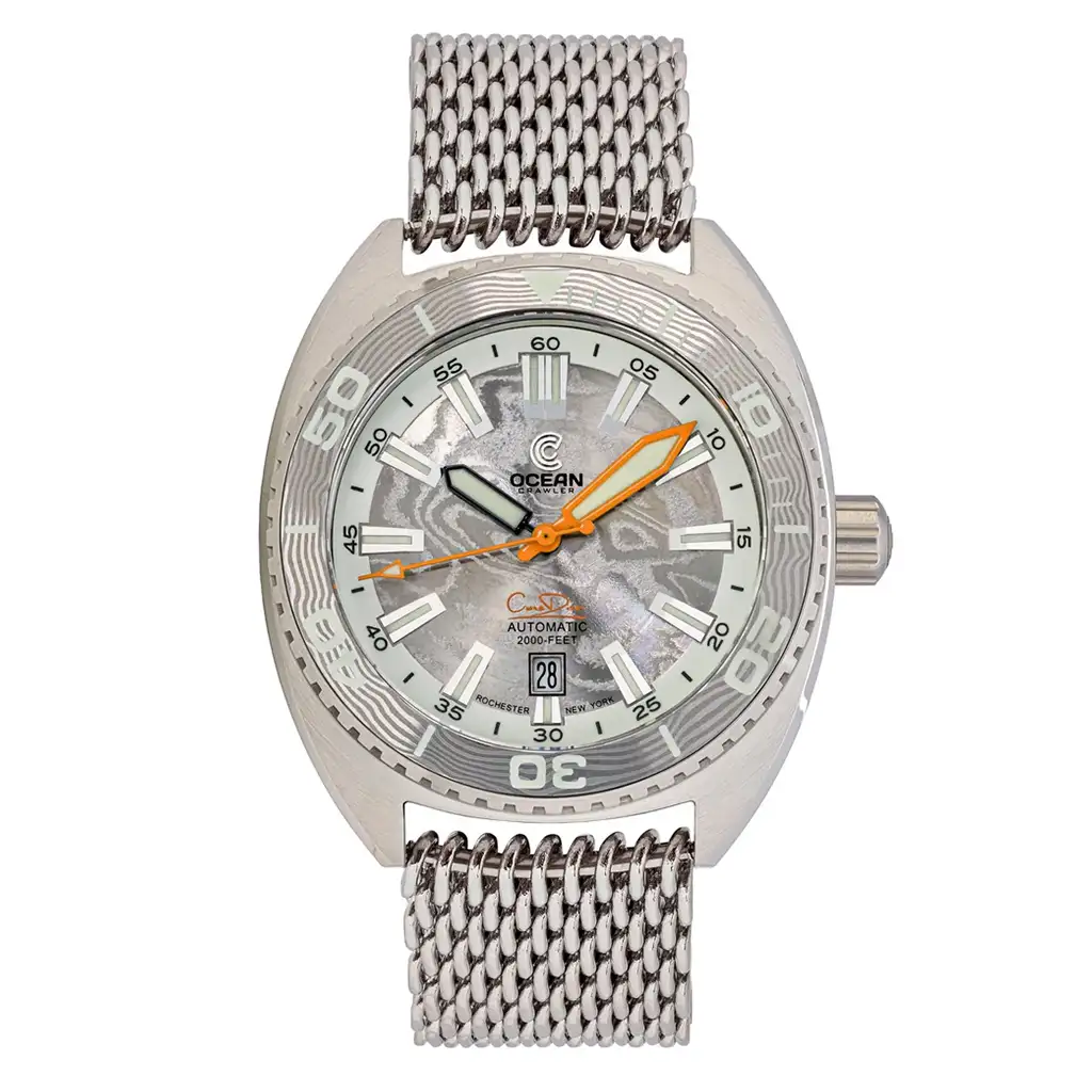 Ocean Crawler - Core Diver - Damascus Steel - 2 Straps Included