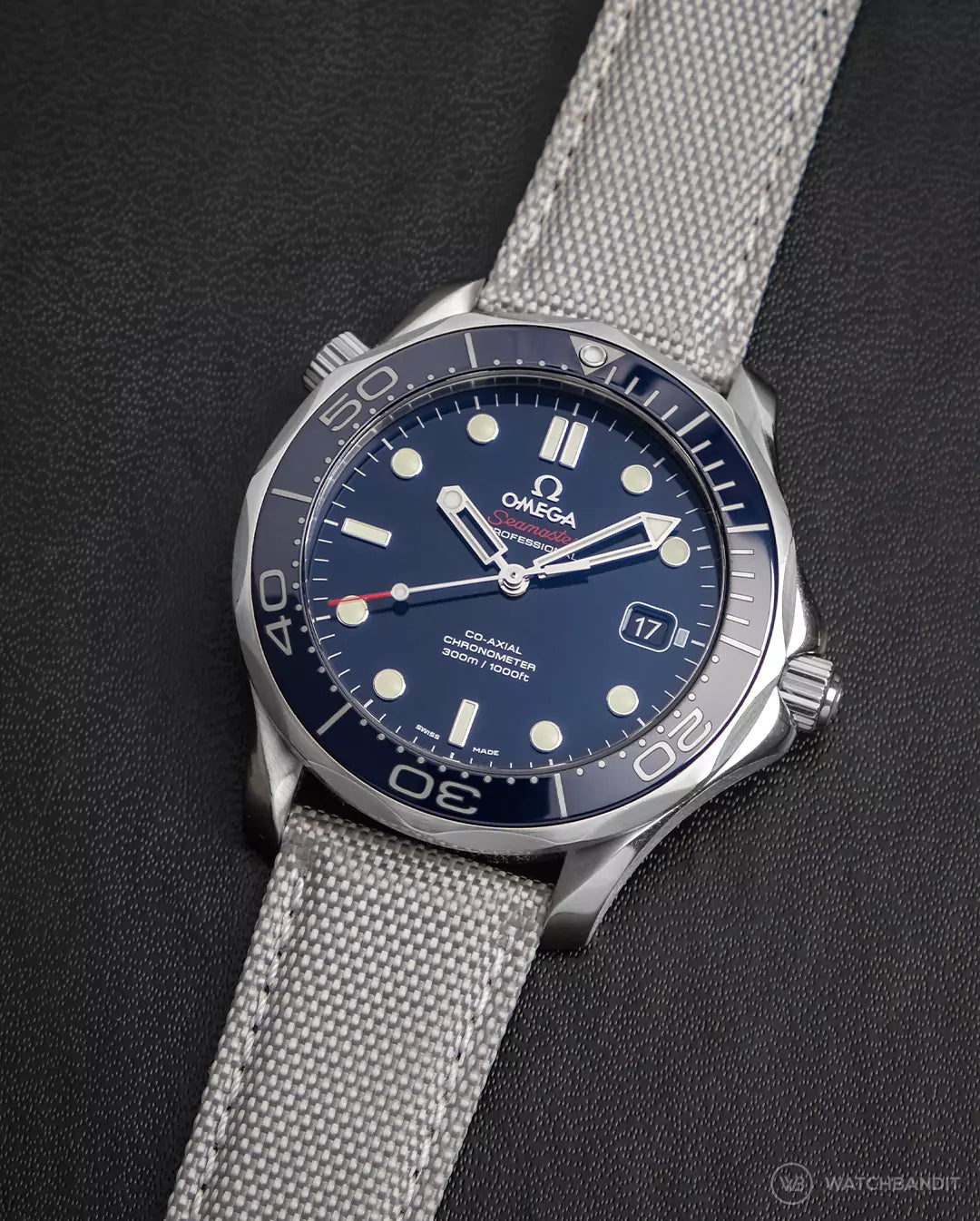 omega-seamaster-watchbandit-sailcloth-strap-grey-2-wb
