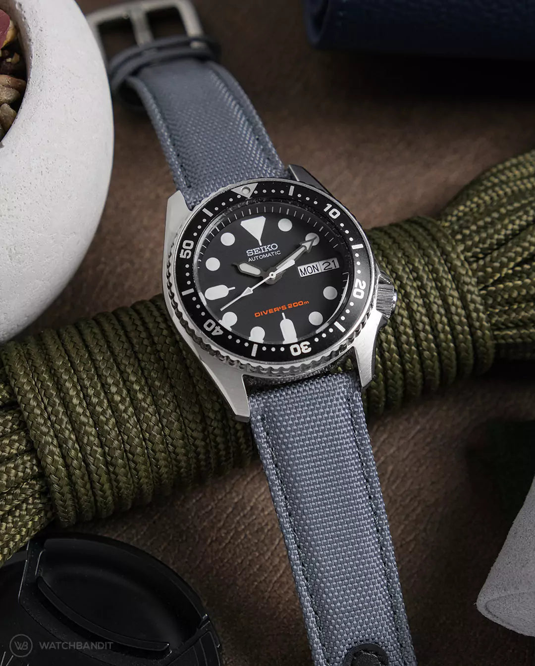 seiko-skx-watchbandit-sailcloth-armband-dark-grey-2-wb