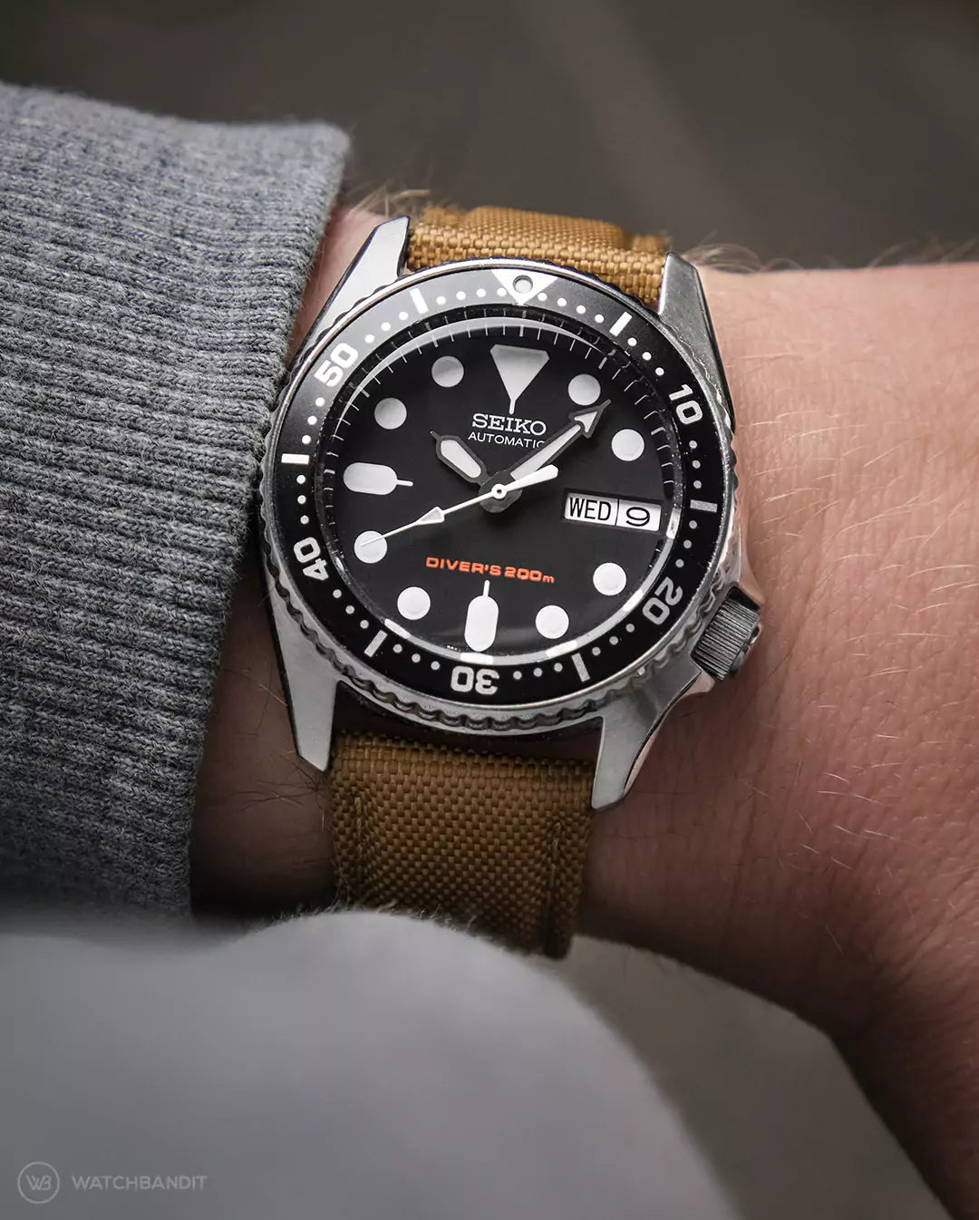 seiko-skx-watchbandit-sailcloth-armband-khaki-2-wb