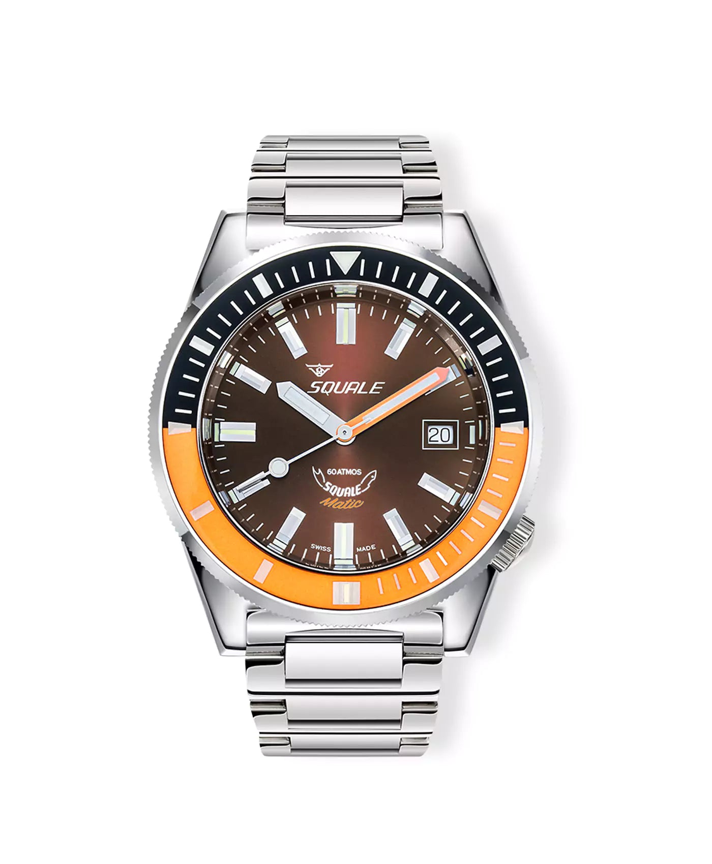 Squale - Matic - Chocolate - 60 ATM - Bracelet (MATICXSD.SQ22L)