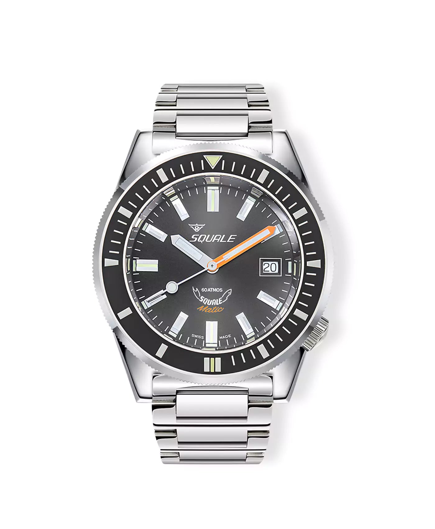 Squale - Matic - Grey - 60 ATM - Bracelet (MATICXSA.SQ22L)