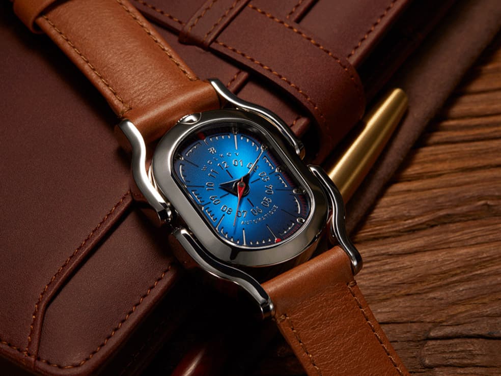 WOLKOV Watches blue dial