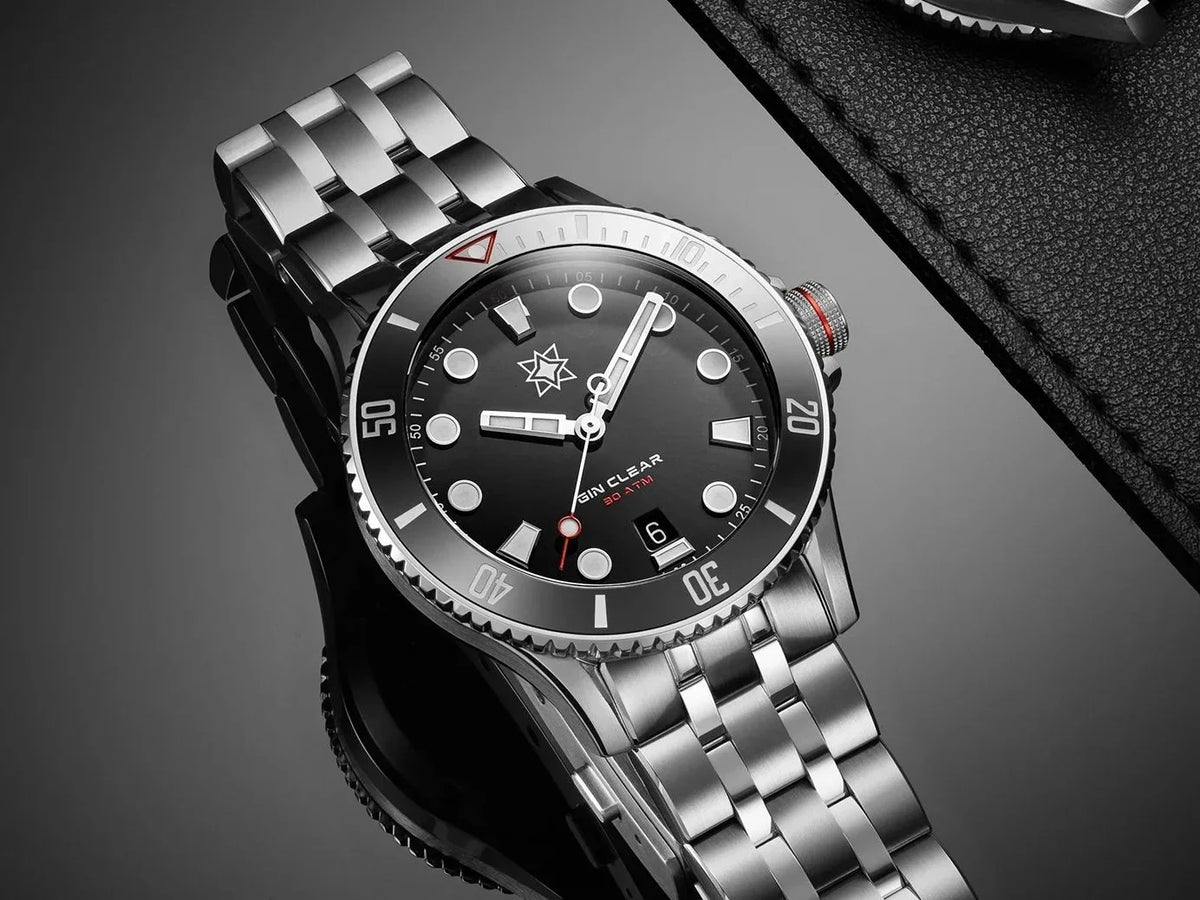 Second Hour Gin Clear 3 Sunburst Black — WatchBandit