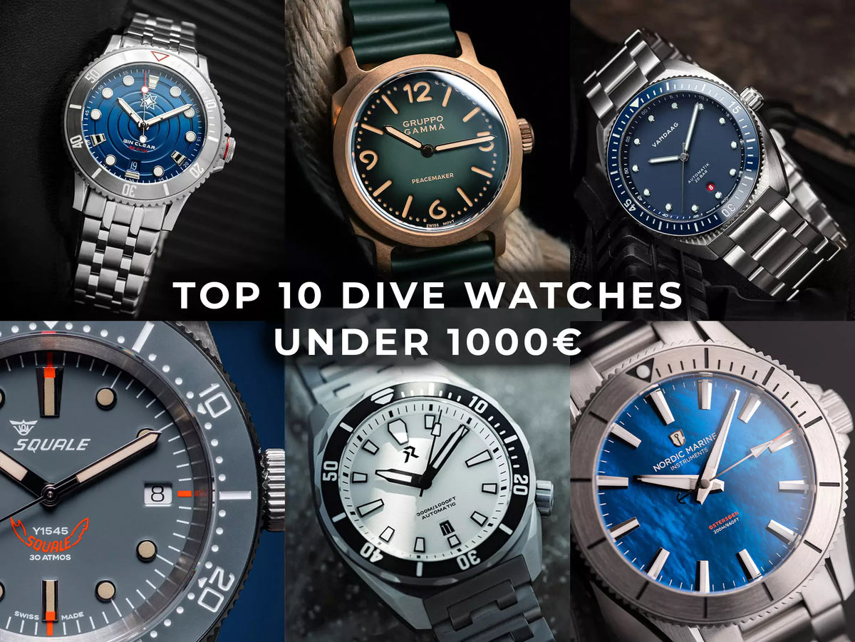 Top 10 Microbrand Dive Watches Under €1000 – Our Recommendations