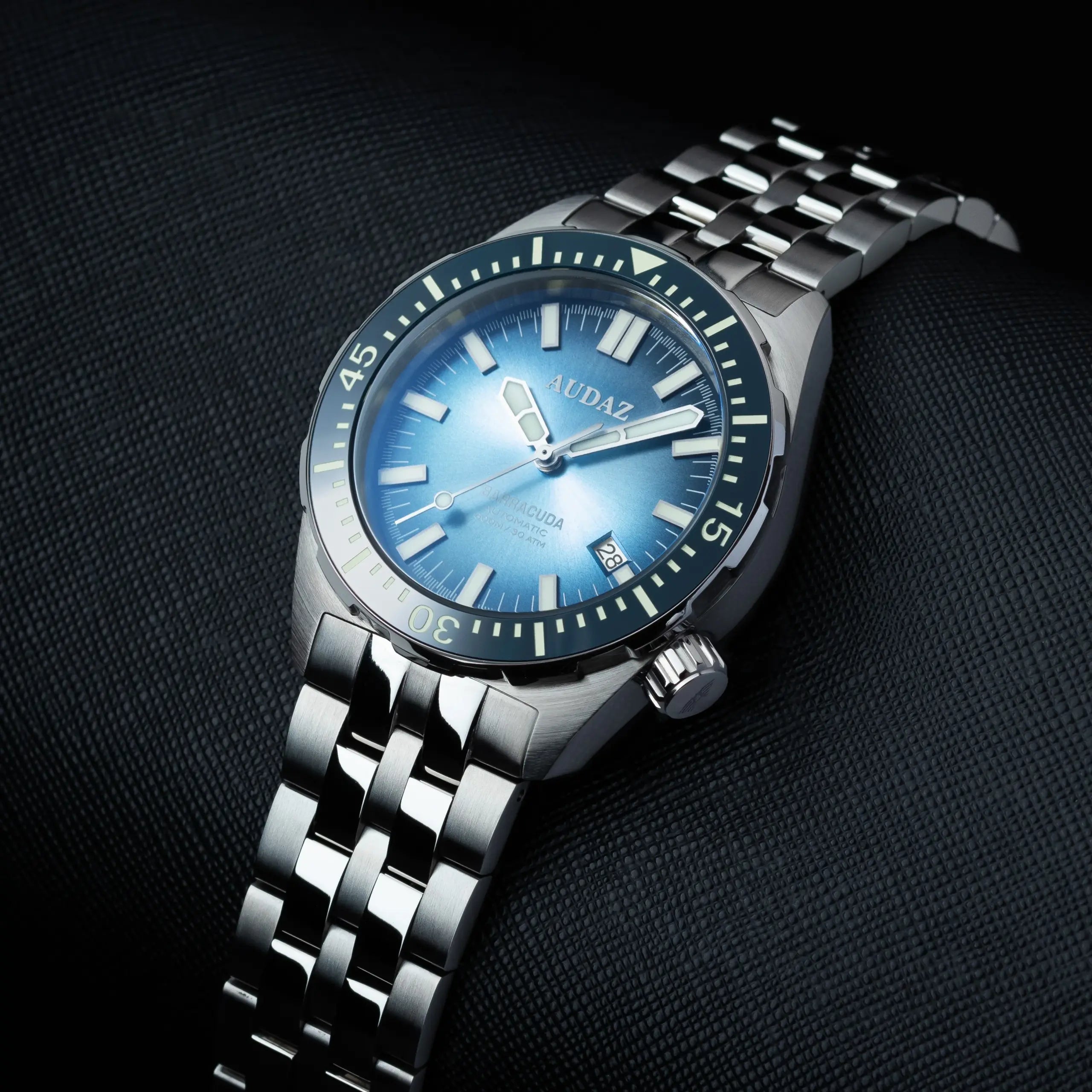 Audaz Barracuda teal blue Watch