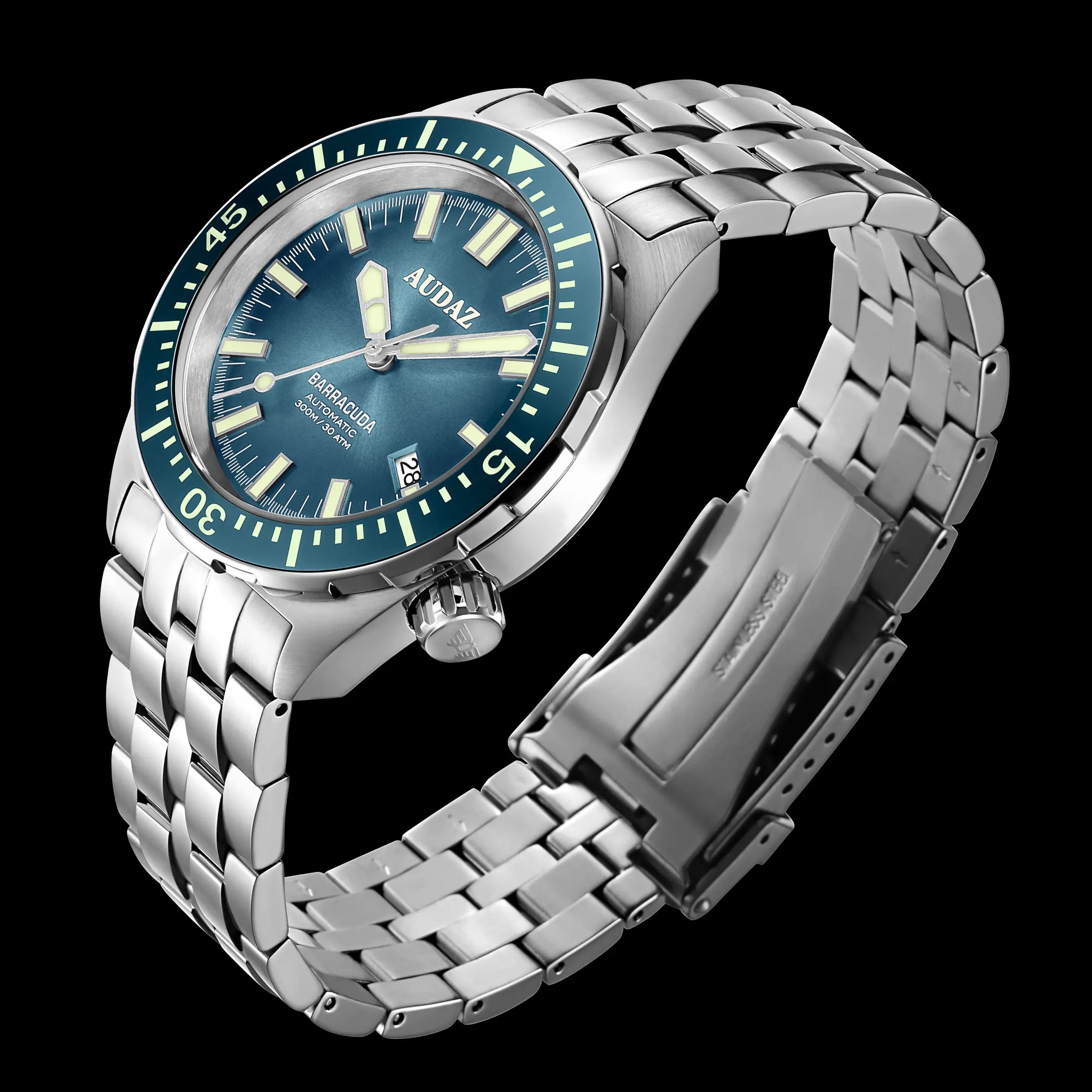 Audaz Barracuda teal blue Watch