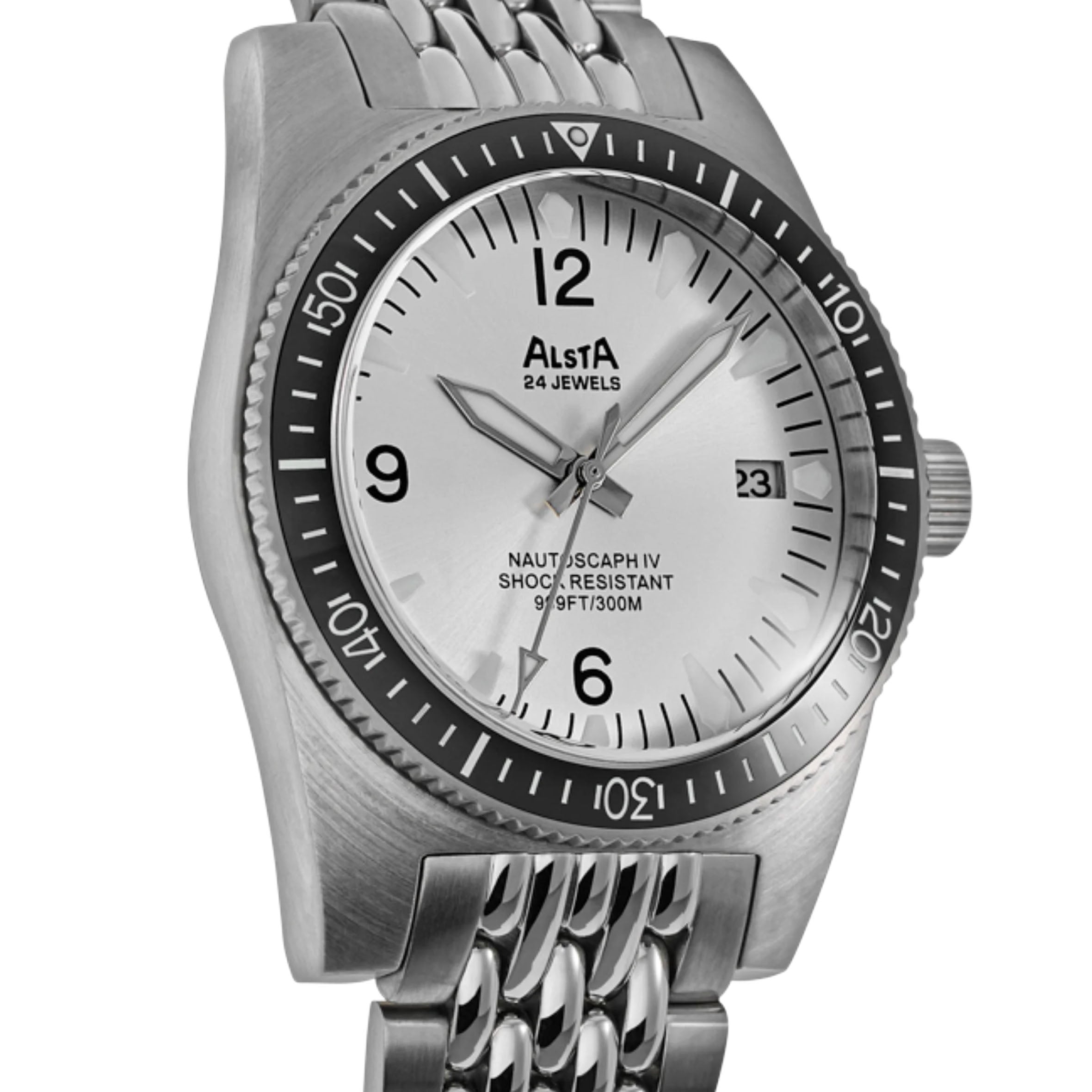 Alsta - Nautoscaph - Silver - close up