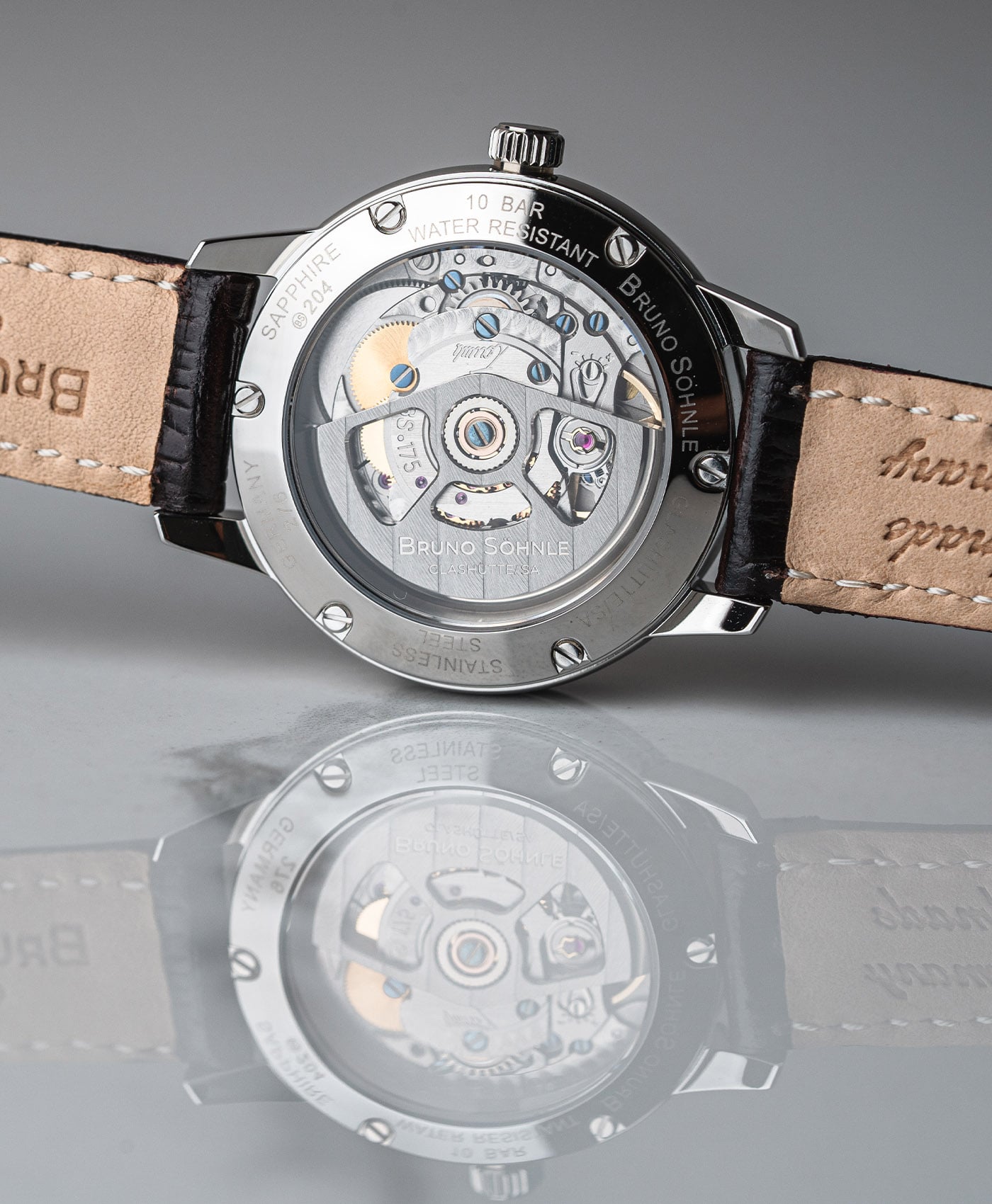 Bruno Söhnle - Hamburg Automatik Small - case back sellita-min