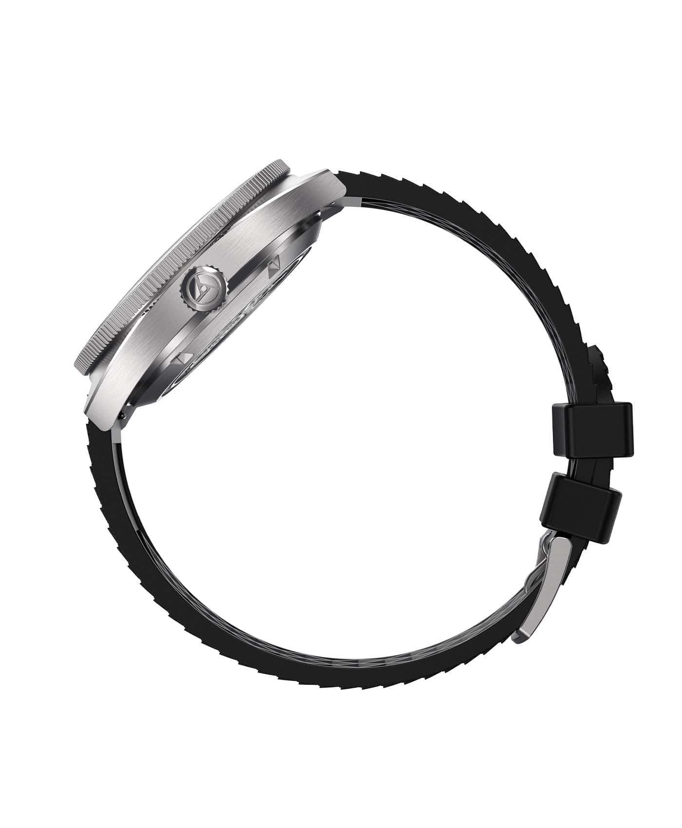Circula - AquaSport GMT - Anthracite -rubber-side-min