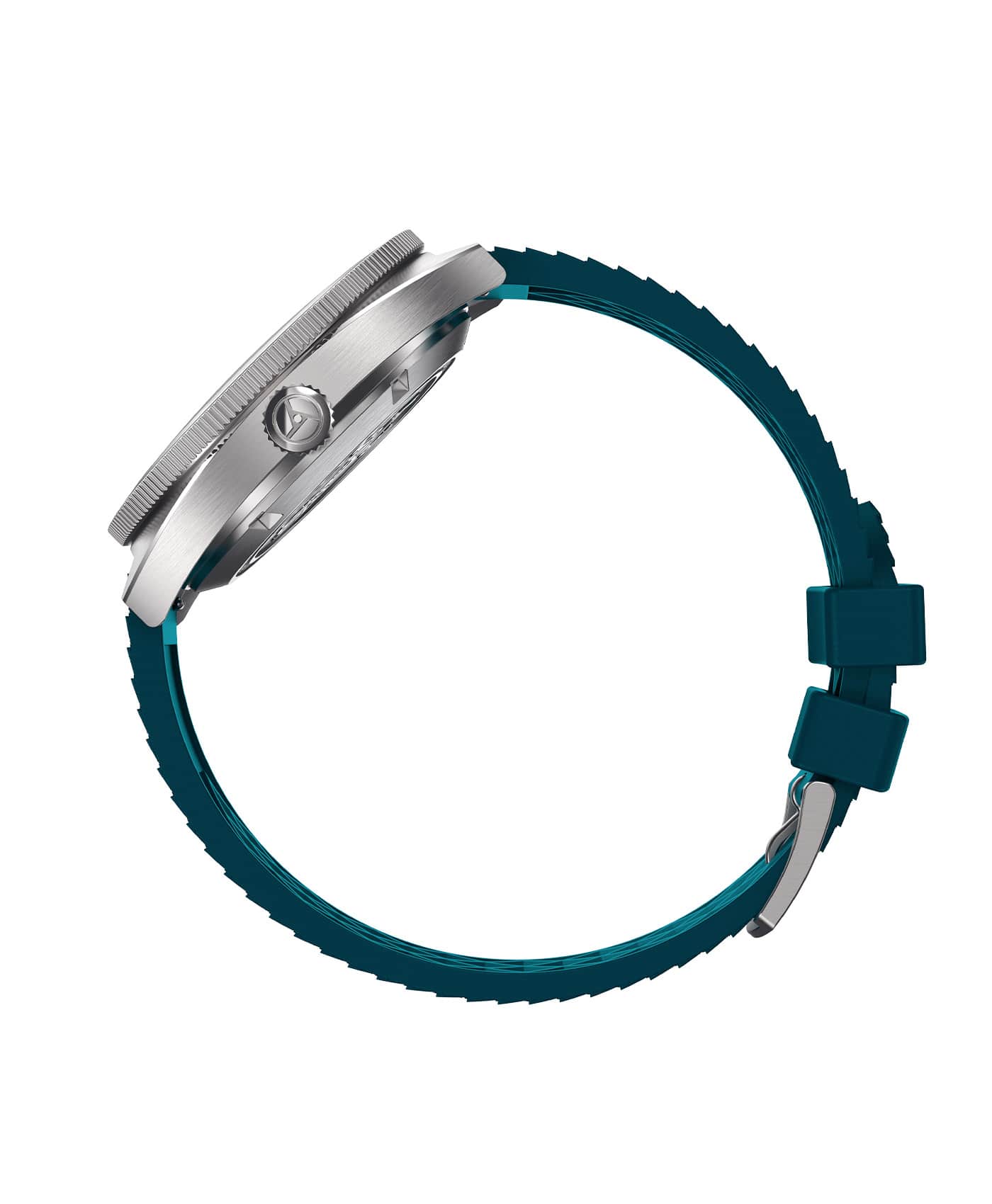 Circula - AquaSport GMT - rubber - Steel-side-min