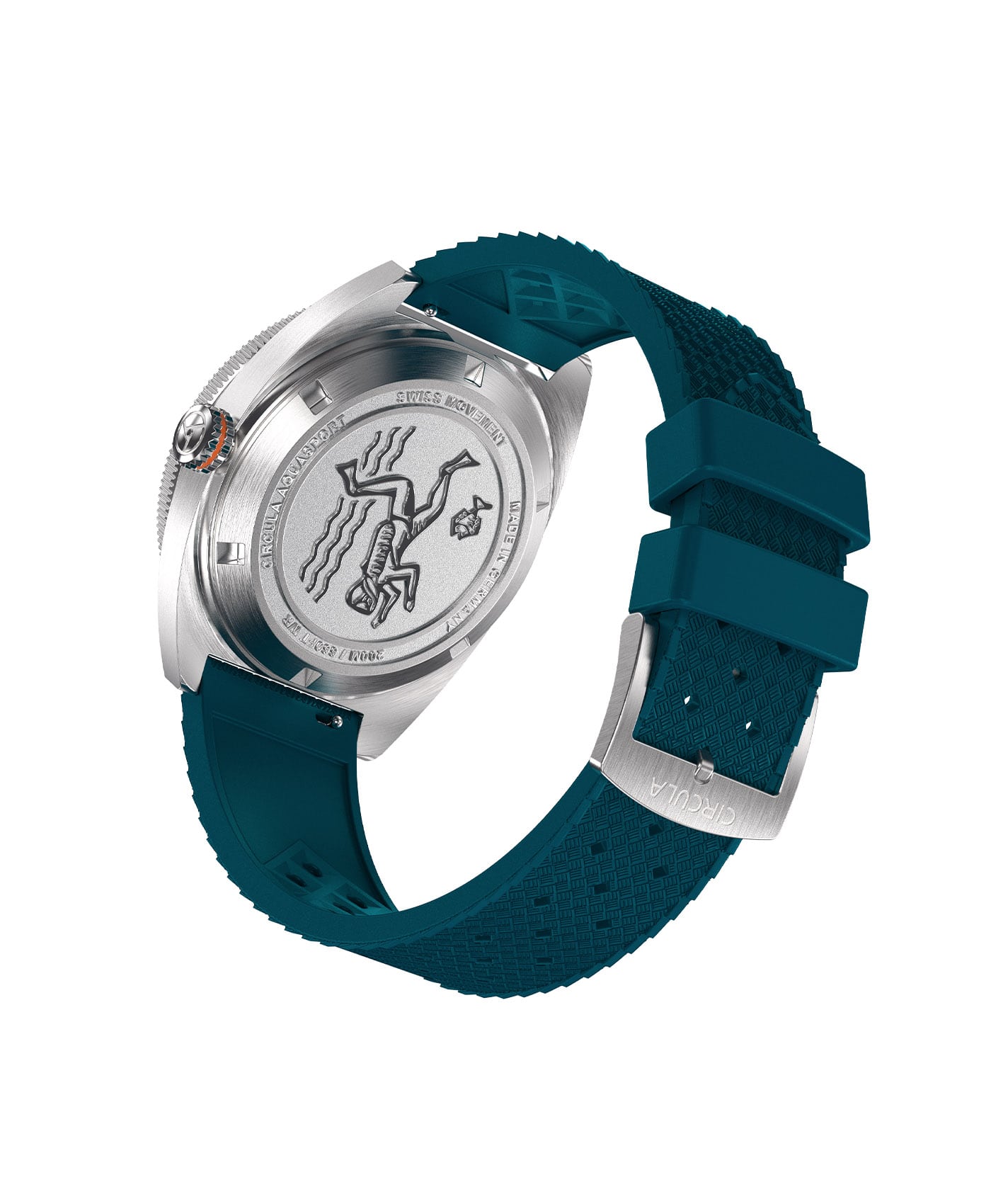 Circula - AquaSport GMT - rubber -back-min