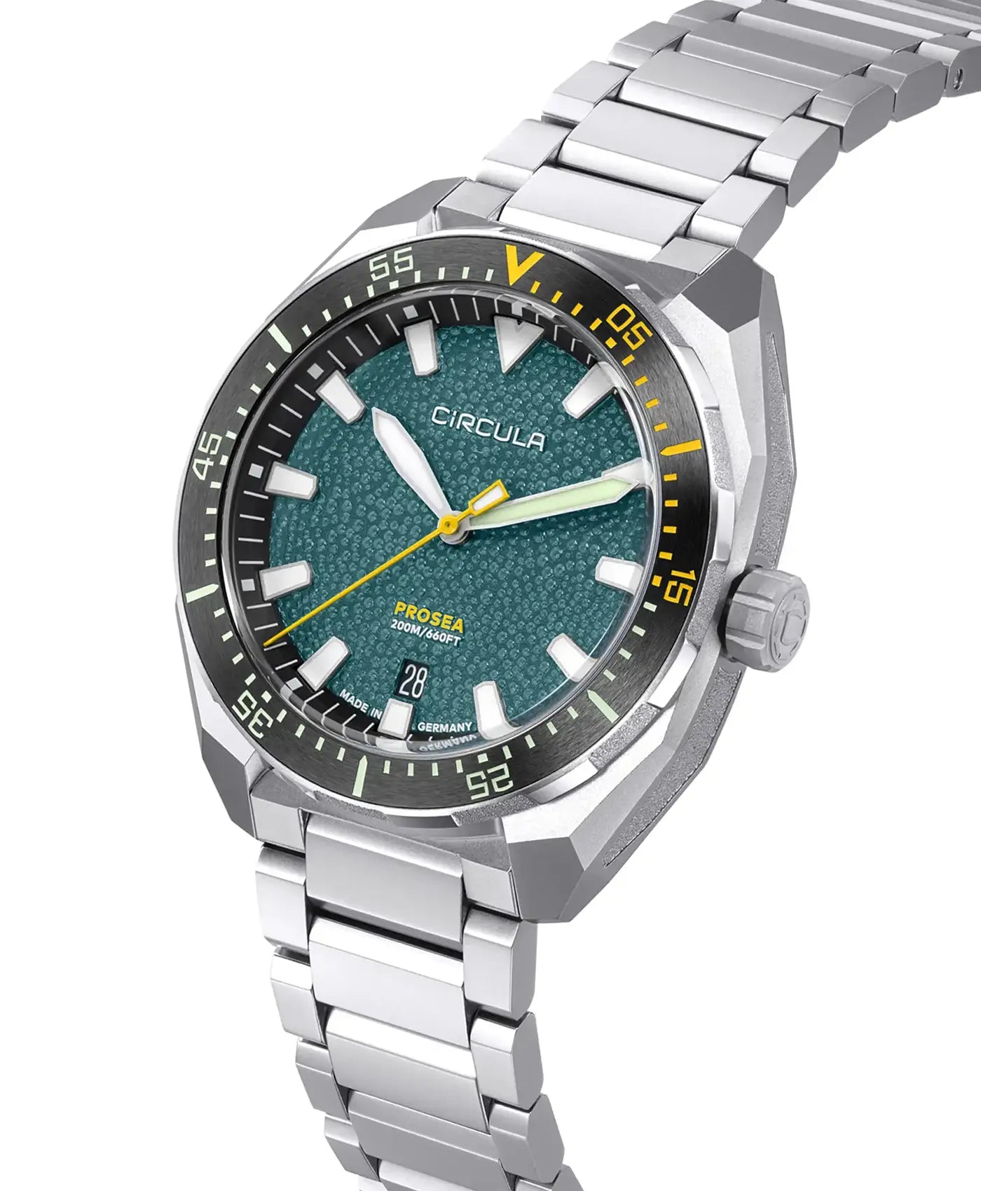 Circula - ProSea Green - metal bracelet - front